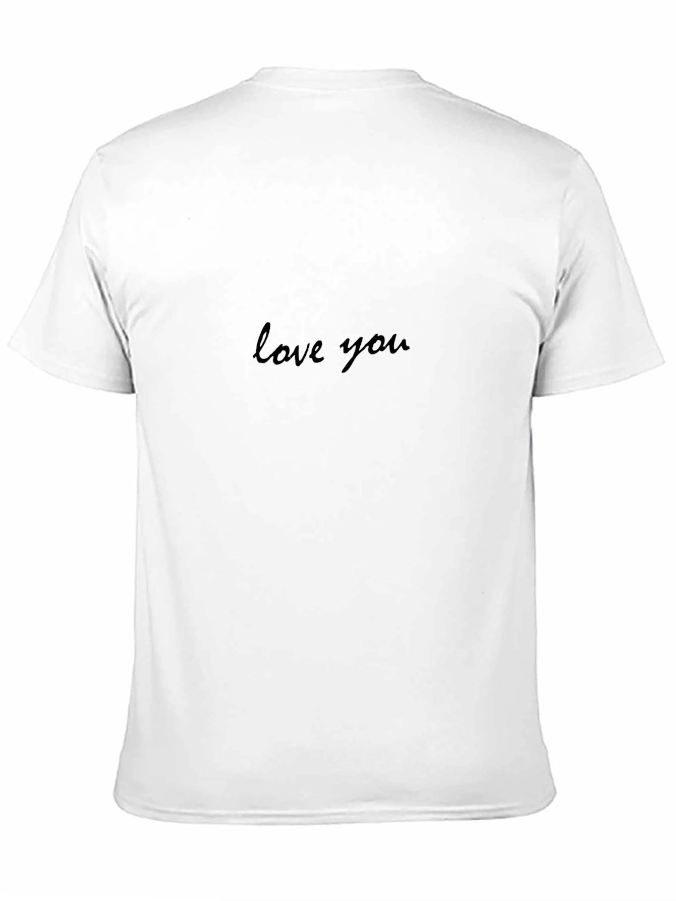 Love You Black Graphic Tee