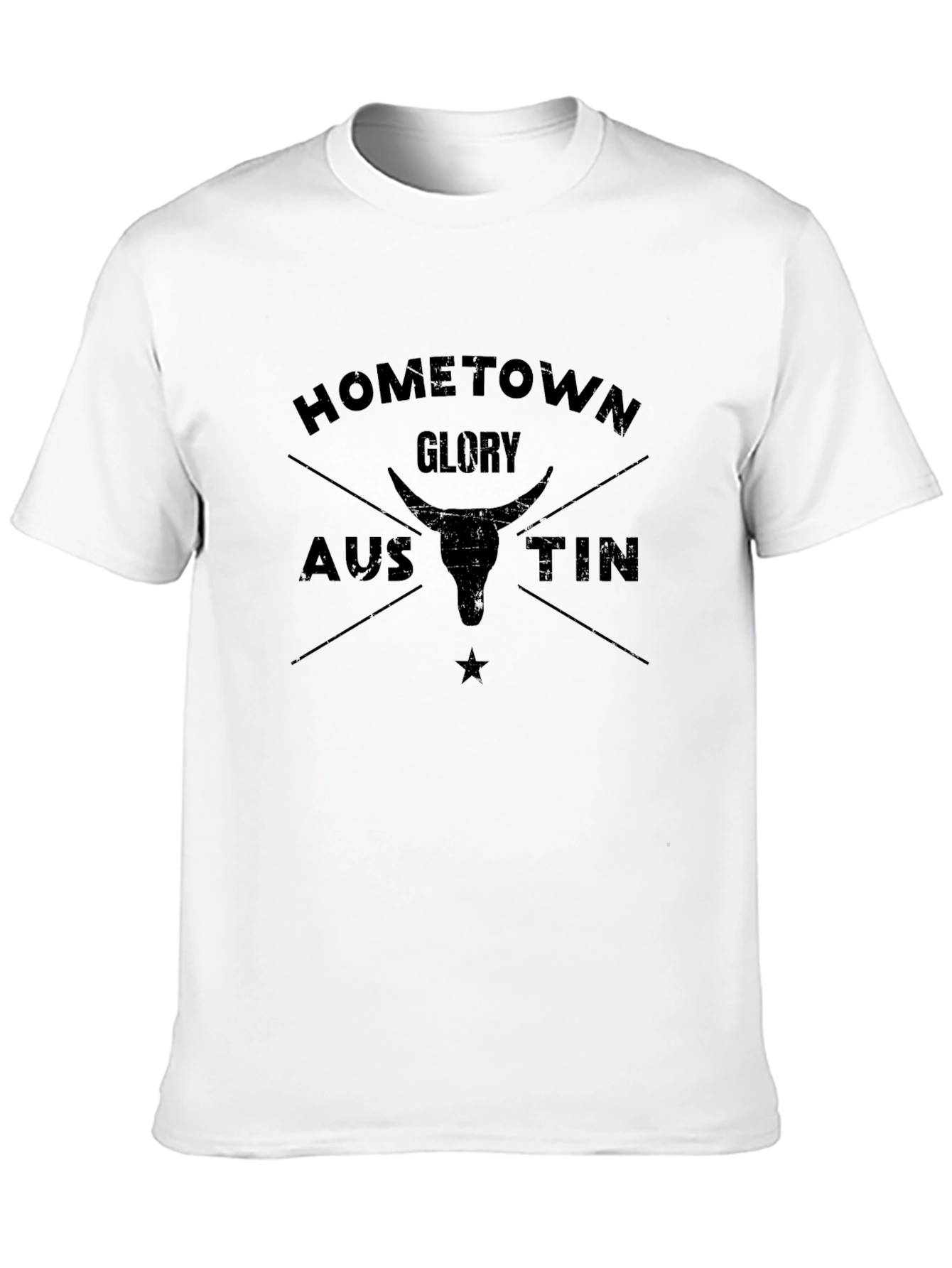 Hometown Glory Austin Graphic Tee - Black