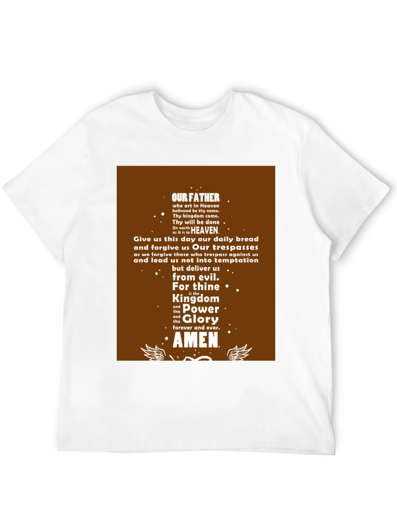 Our Father Prayer T-Shirt - Religious Christian Apparel