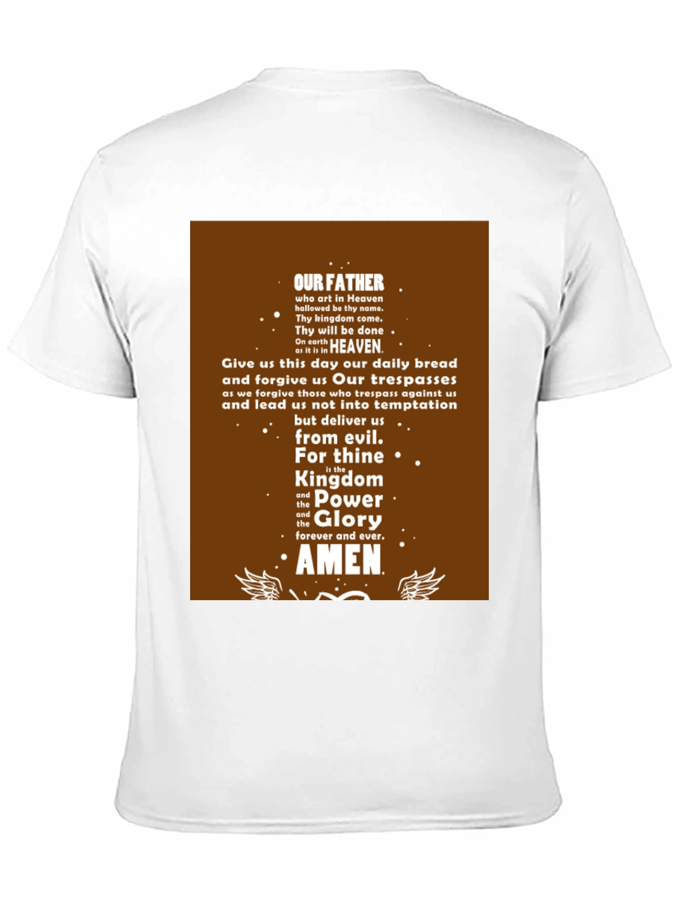 Our Father Prayer T-Shirt - Religious Christian Apparel
