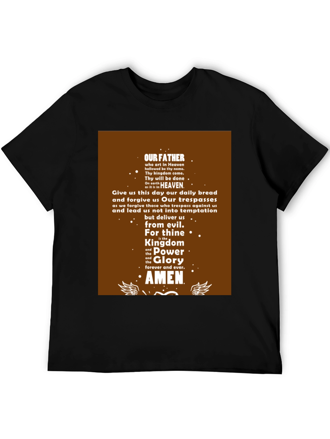 Our Father Prayer T-Shirt - Religious Christian Apparel