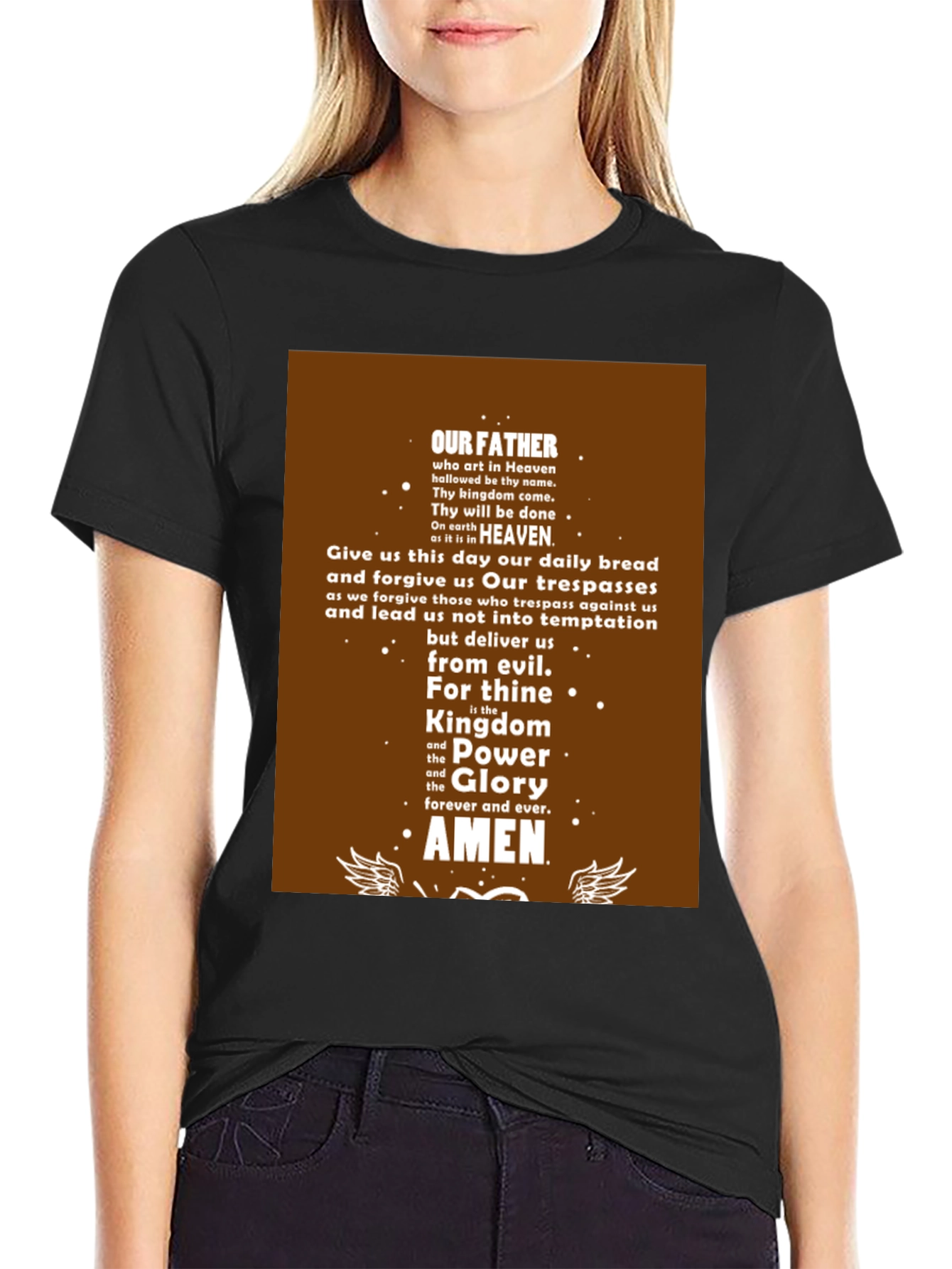 Our Father Prayer T-Shirt - Religious Christian Apparel