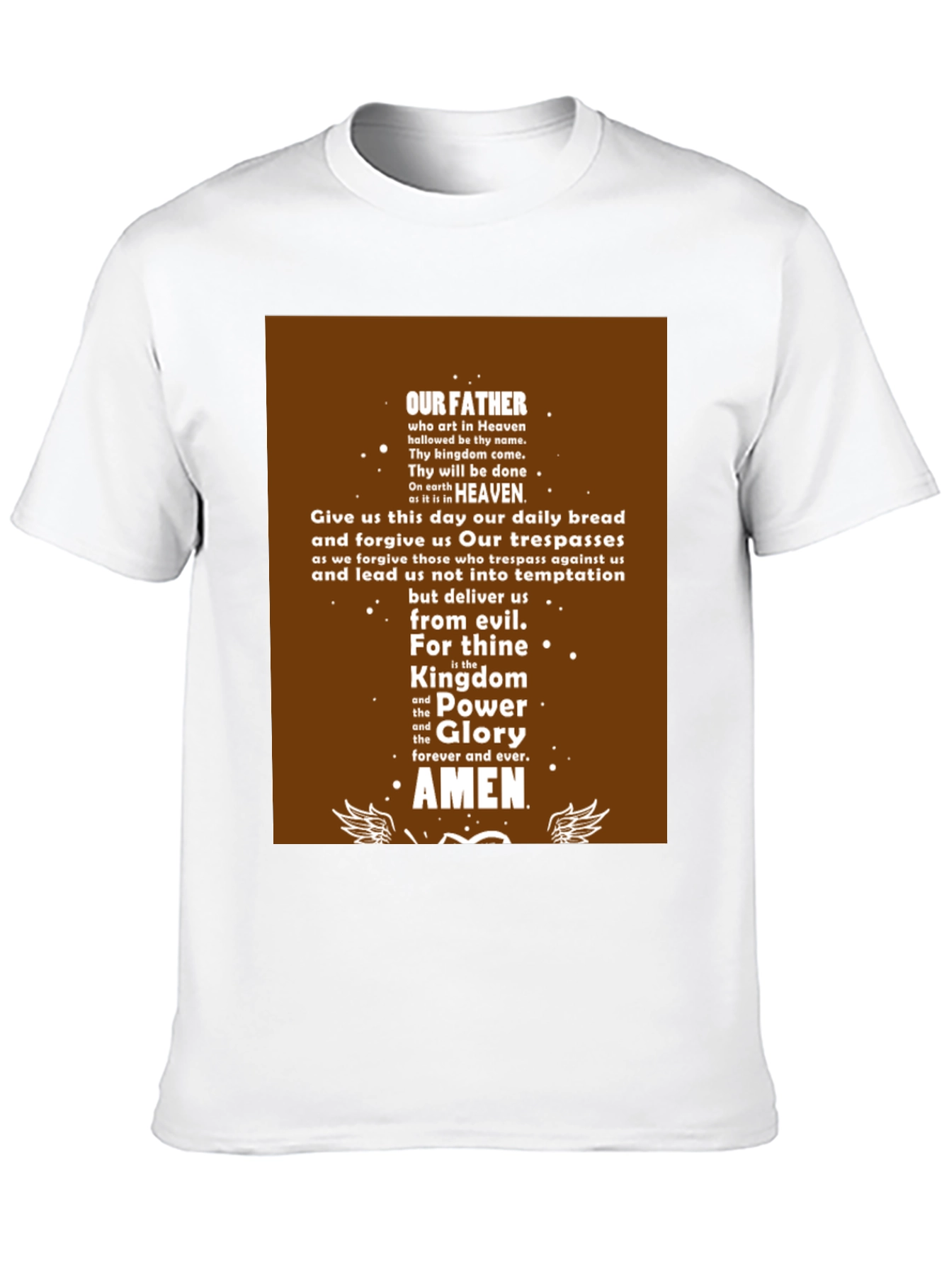 Our Father Prayer T-Shirt - Religious Christian Apparel