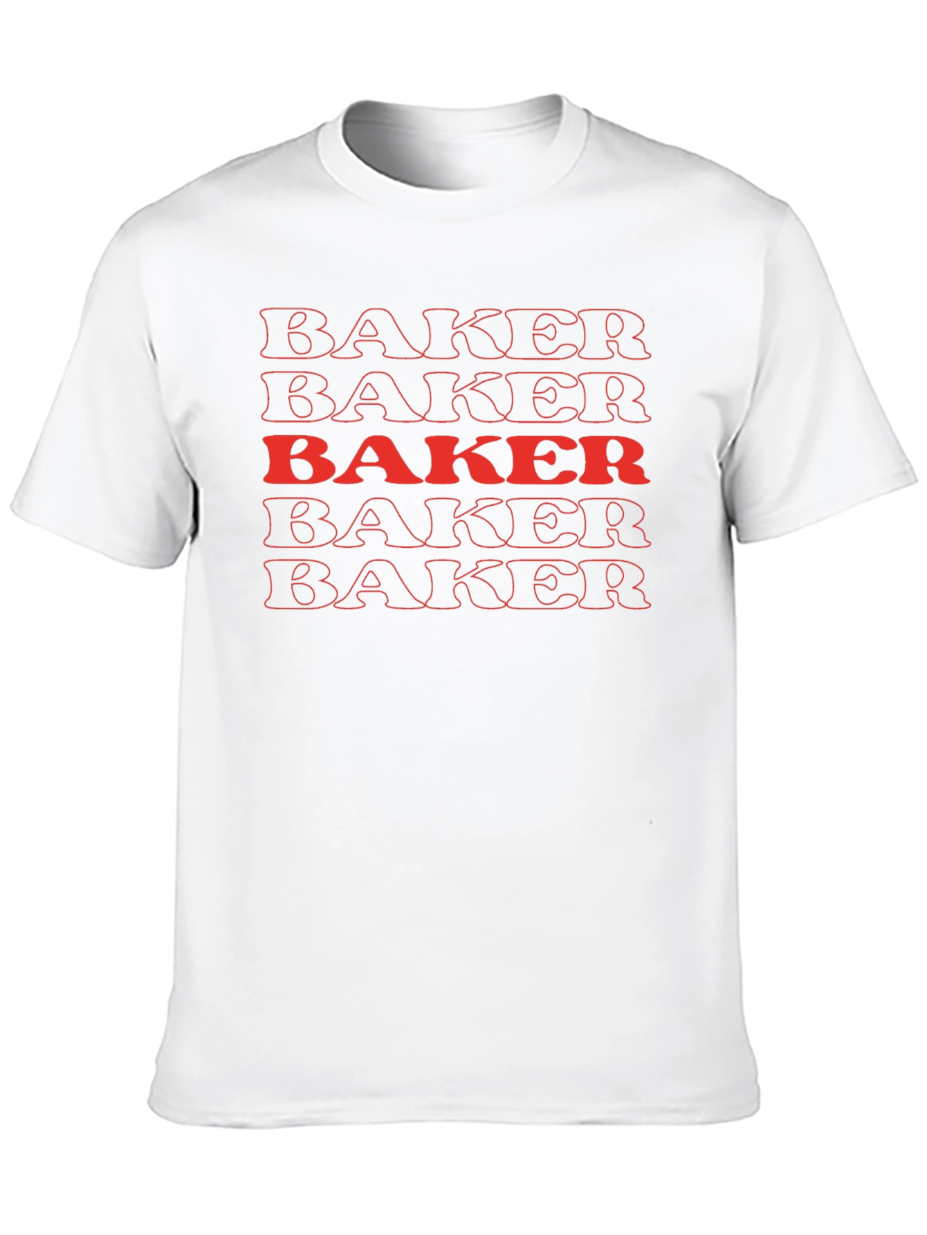 Baker Stacked Graphic Tee - Black