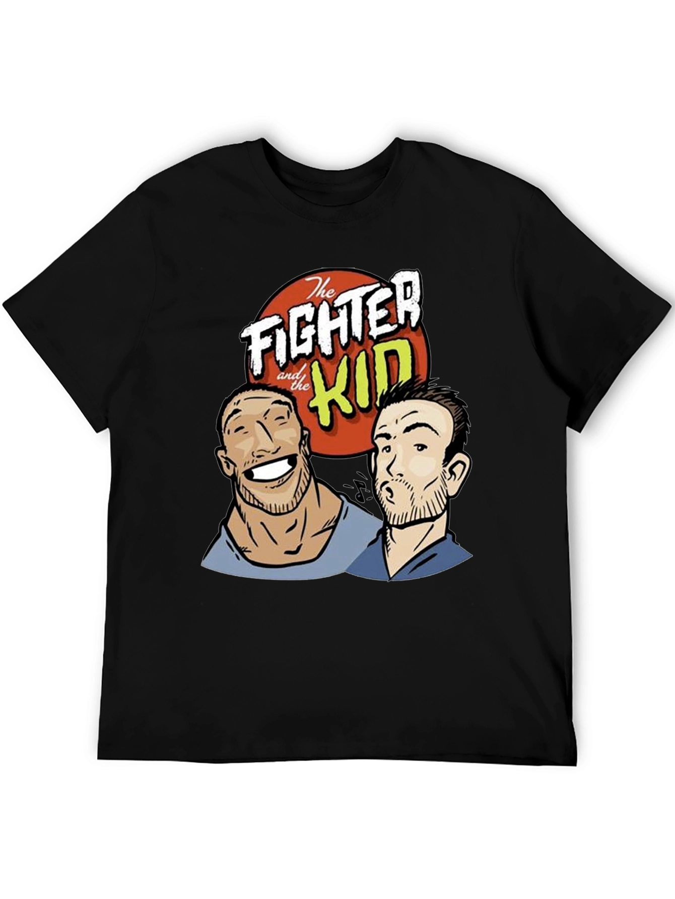 The Fighter and The Kid Black Graphic Tee
