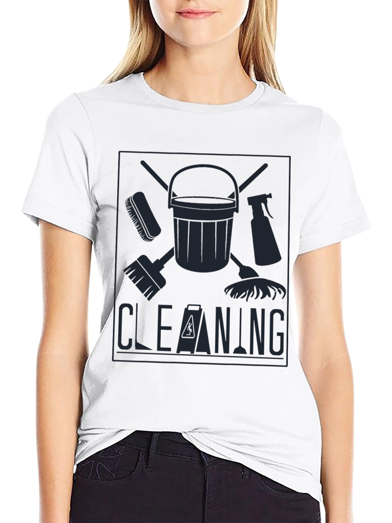 Cleaning Crew Graphic T-Shirt