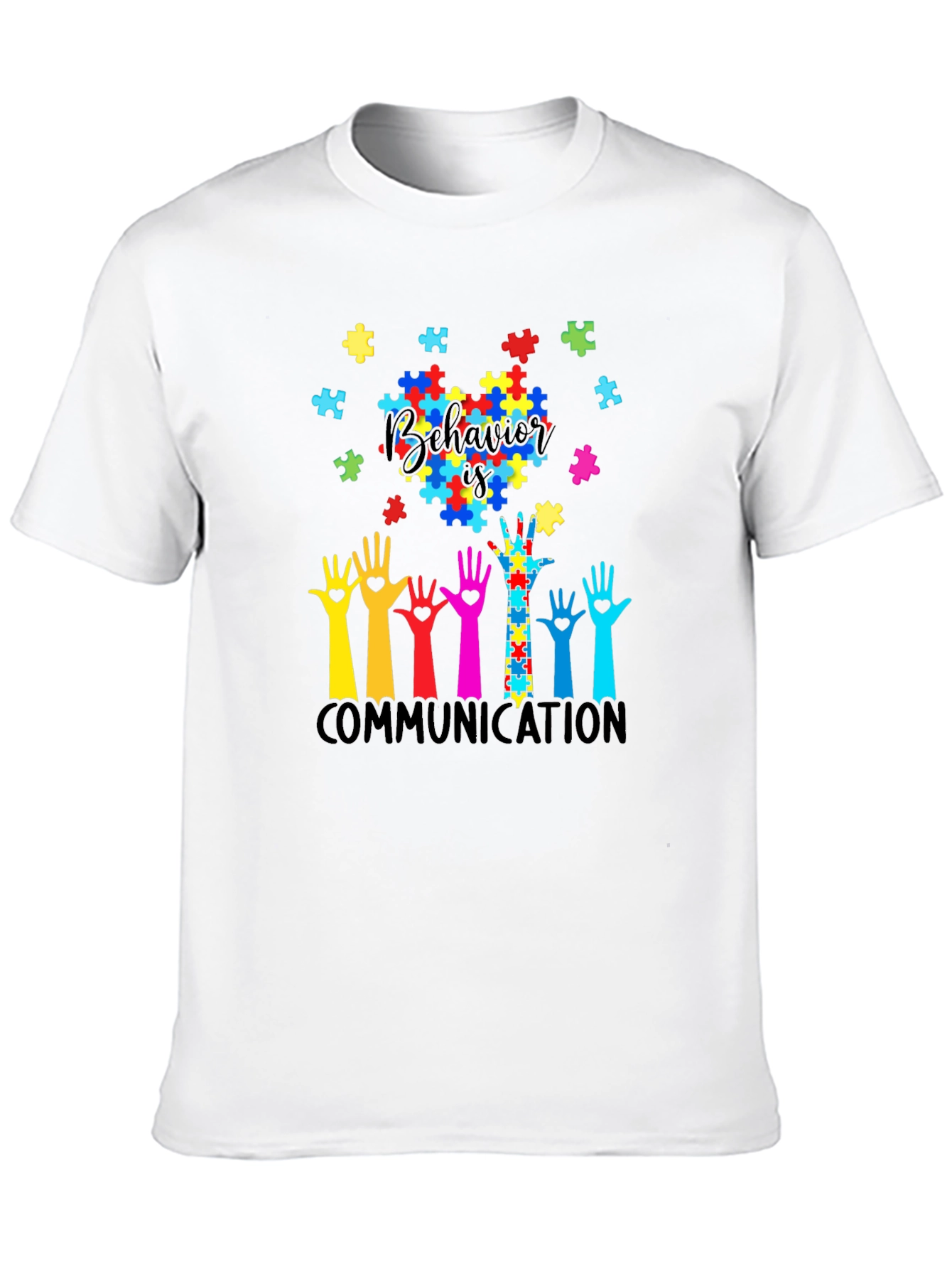 Autism Awareness Puzzle Piece Graphic Tee