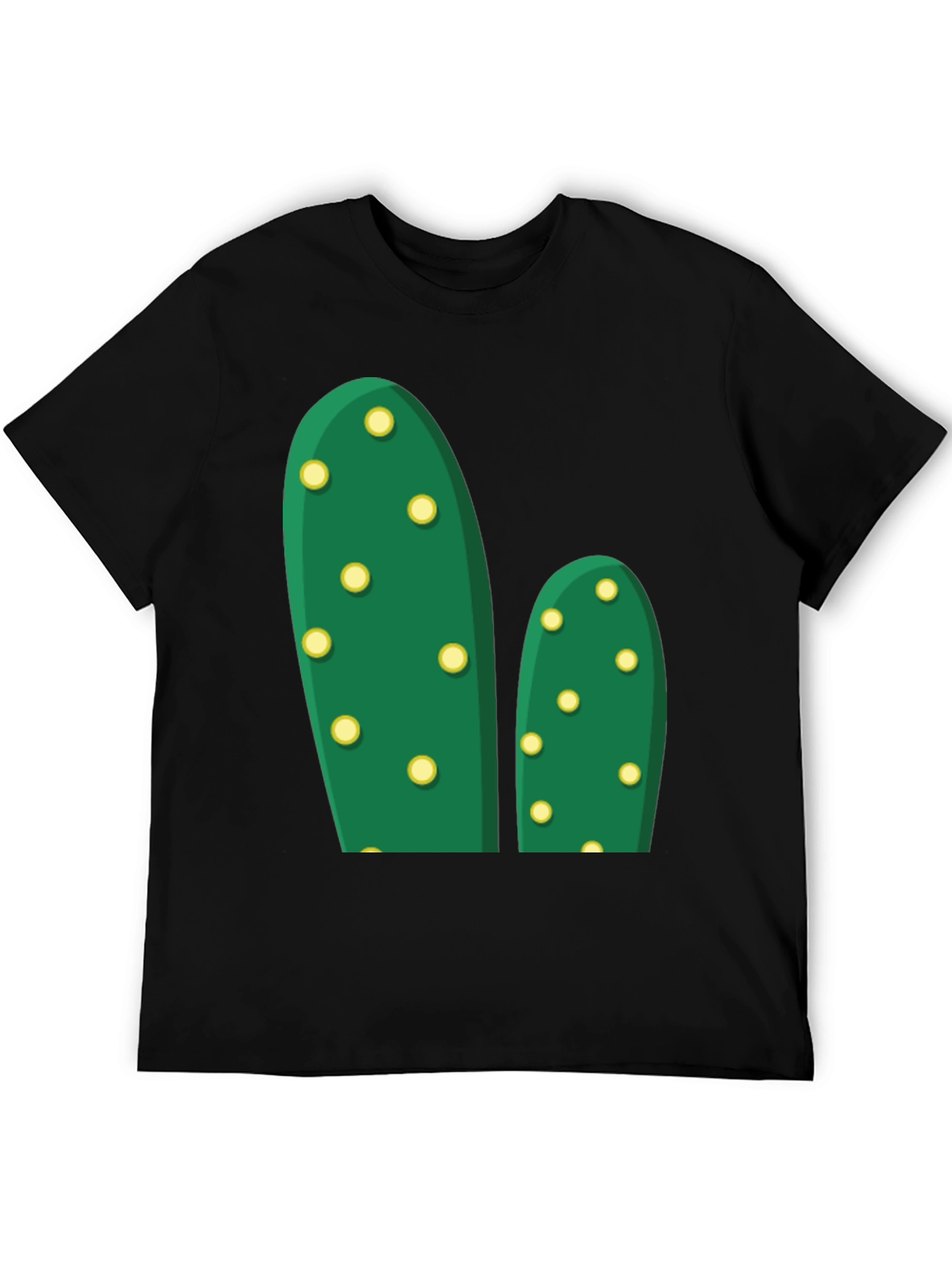 Cactus Graphic T-Shirt - Unisex Black Tee