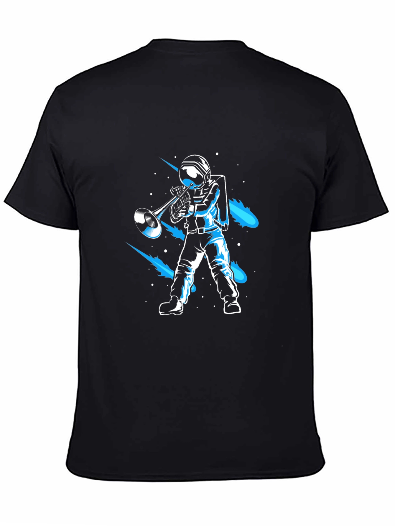 Astronaut Trombone T-Shirt - Space Musician Tee