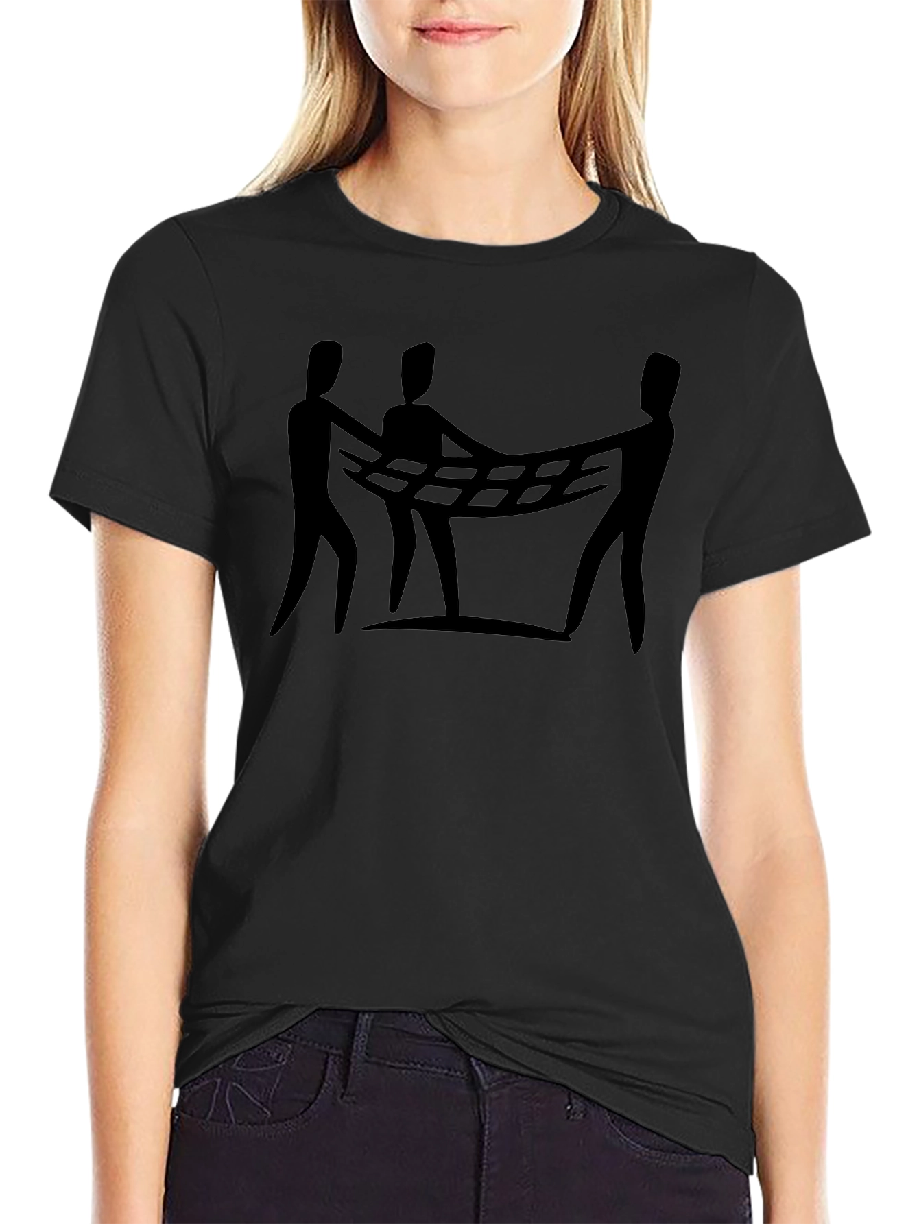 Abstract People Net T-Shirt