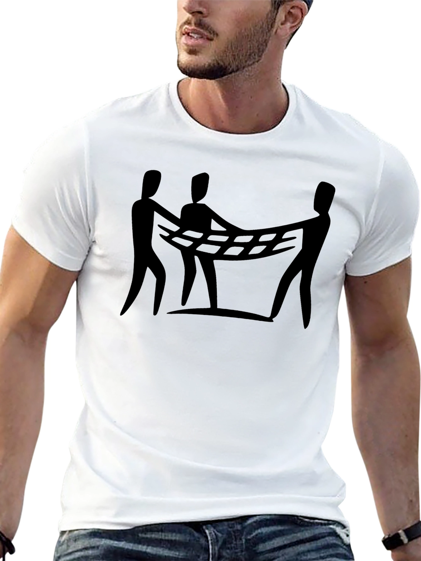 Abstract People Net T-Shirt