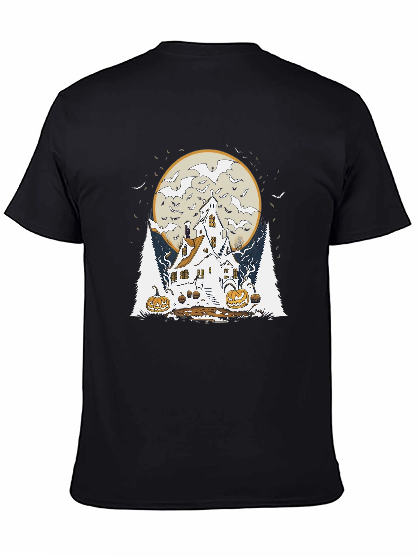 Spooky Halloween Haunted House T-Shirt