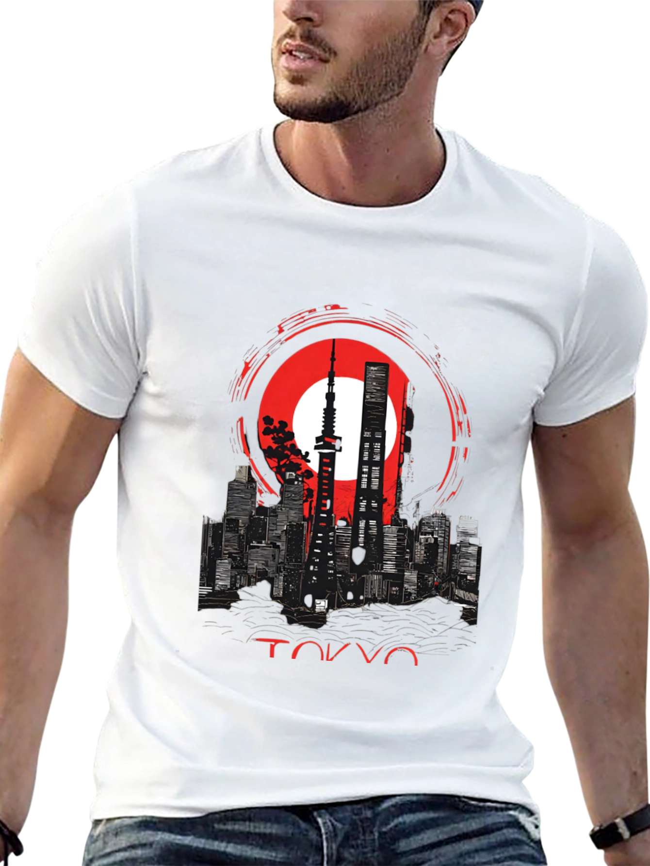 Tokyo Skyline Graphic Tee - Urban Style