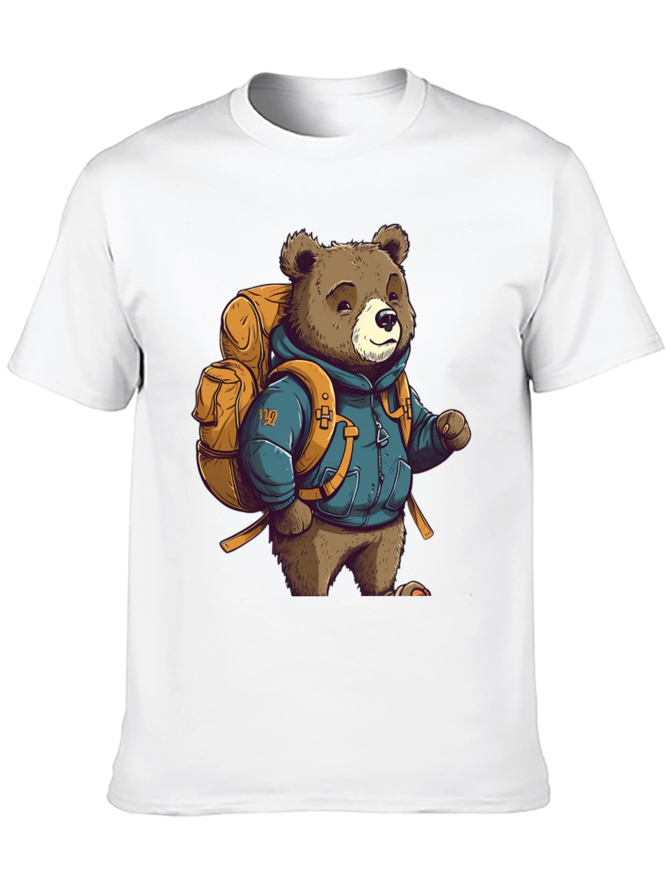 Bear Hiker Graphic Tee - Adventure Ready Style