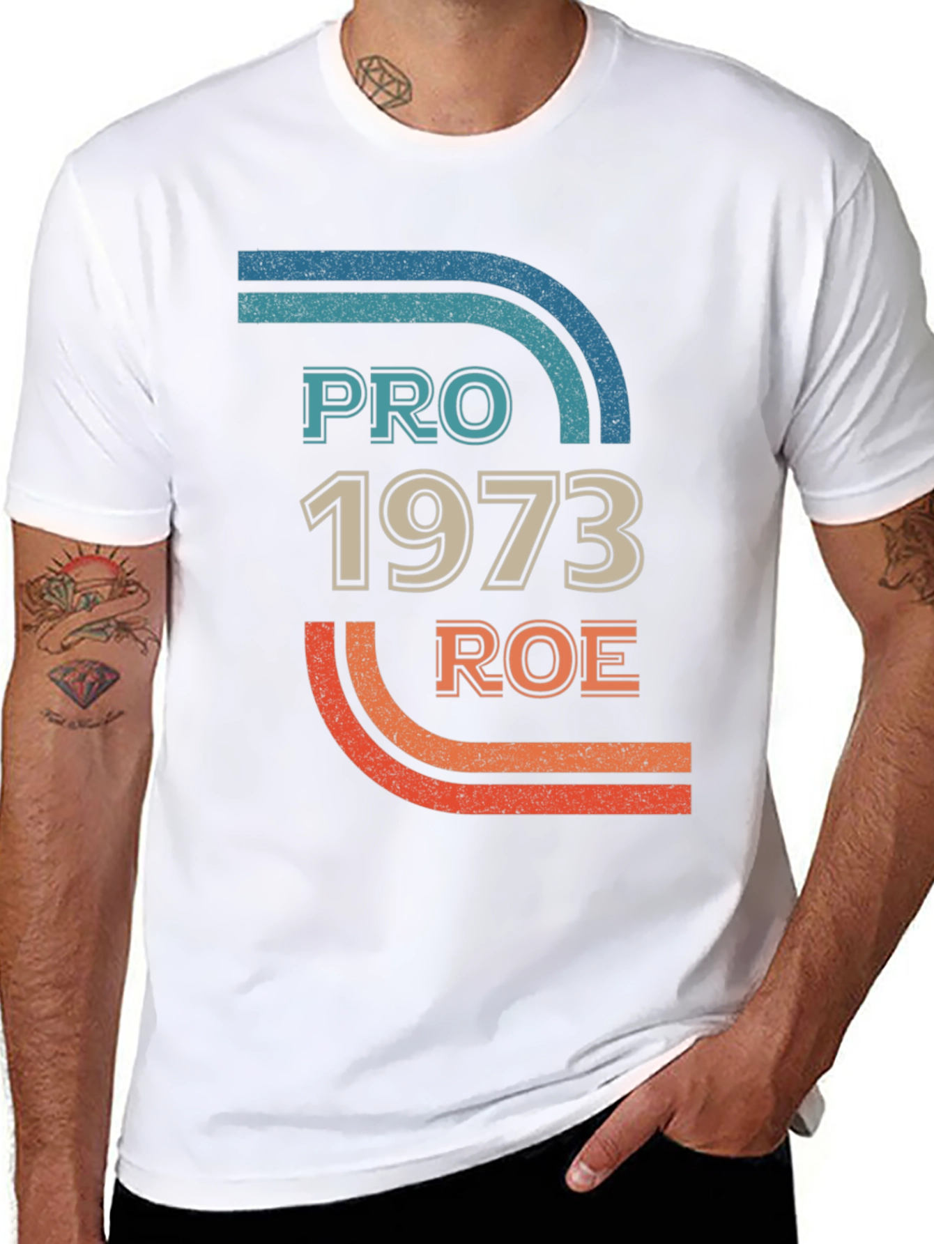 Pro 1973 Roe Retro Style T-Shirt