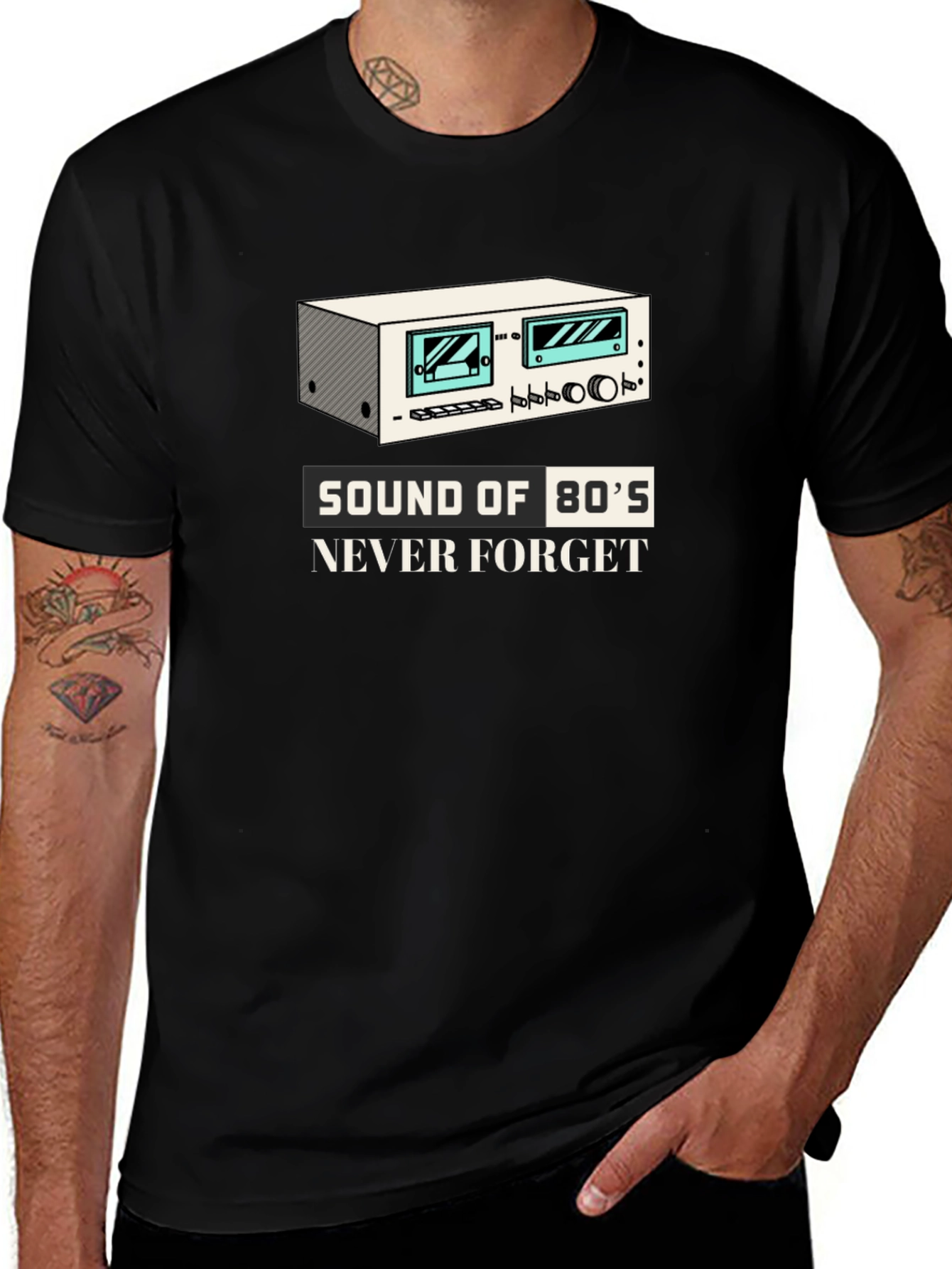 Sound of 80s Mens Graphic T-Shirt