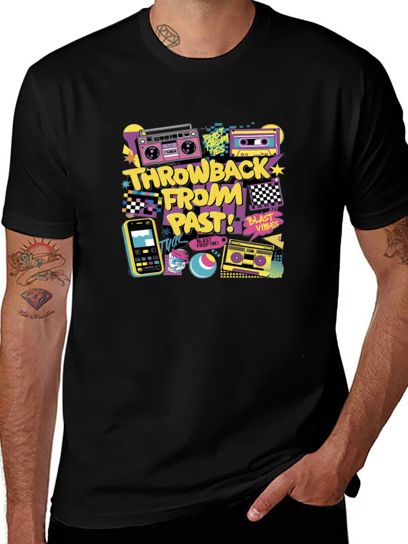 Retro 80s Throwback Graphic T-Shirt