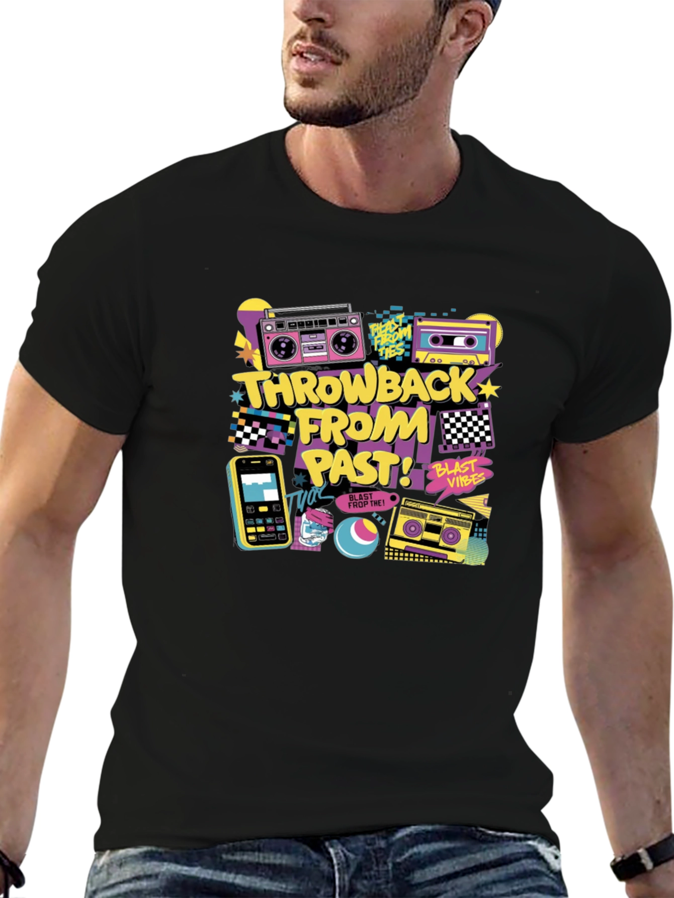 Retro 80s Throwback Graphic T-Shirt