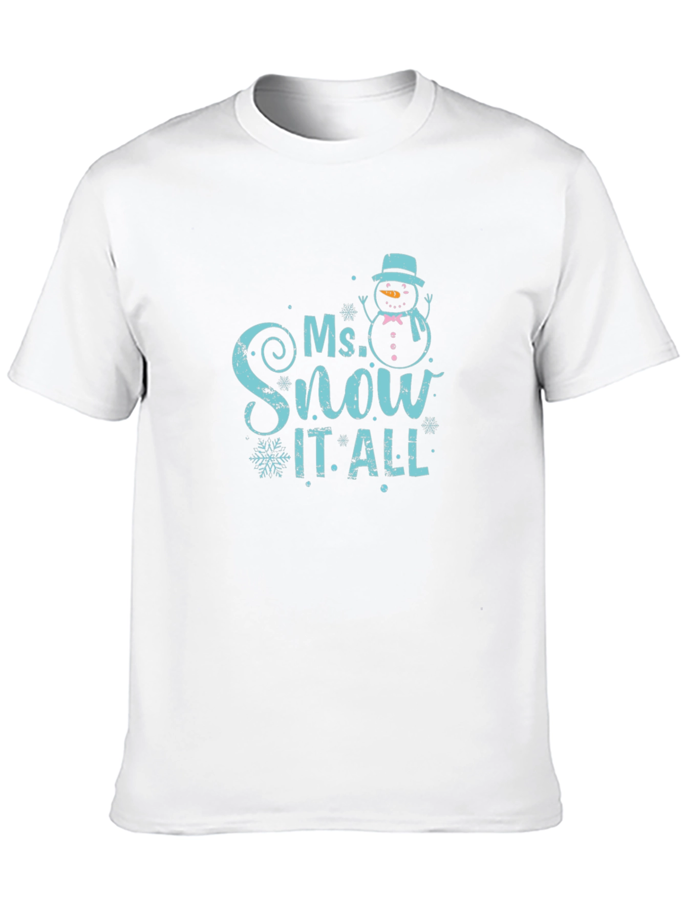 Ms. Snow It All T-Shirt - Winter Holiday Fun