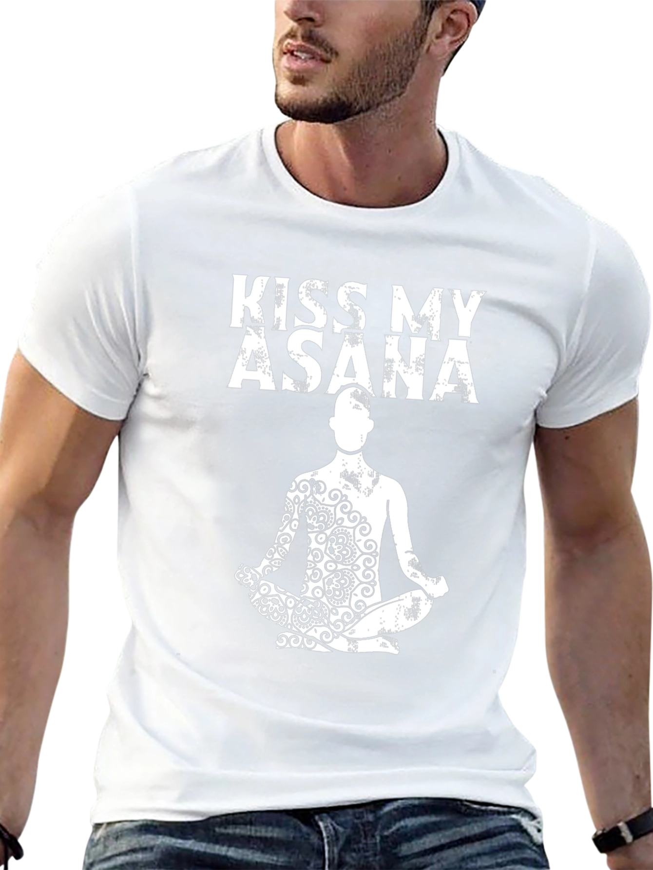 Kiss My Asana Yoga T-Shirt - Zen Meditation Apparel