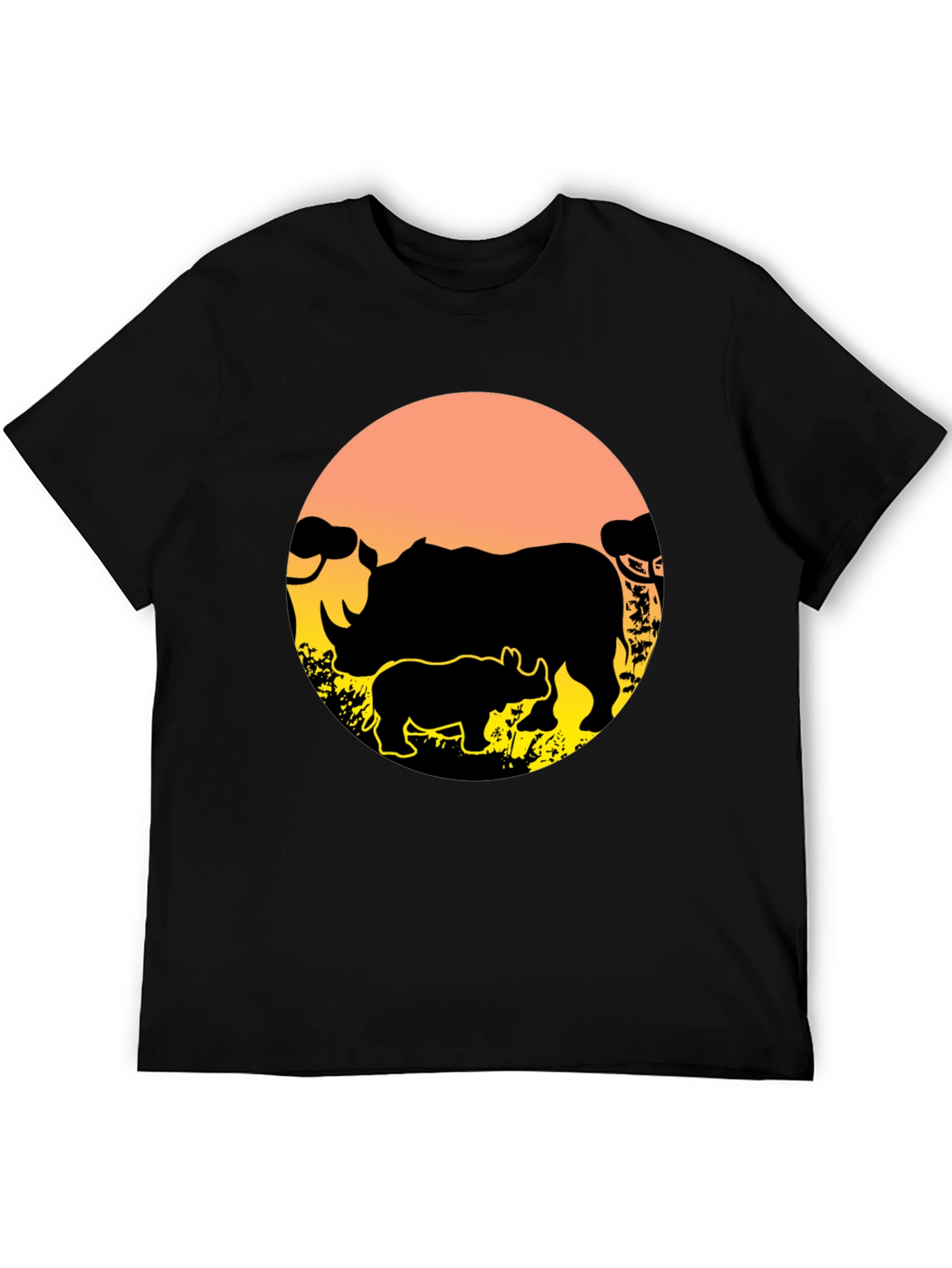 Rhino Silhouette T-Shirt