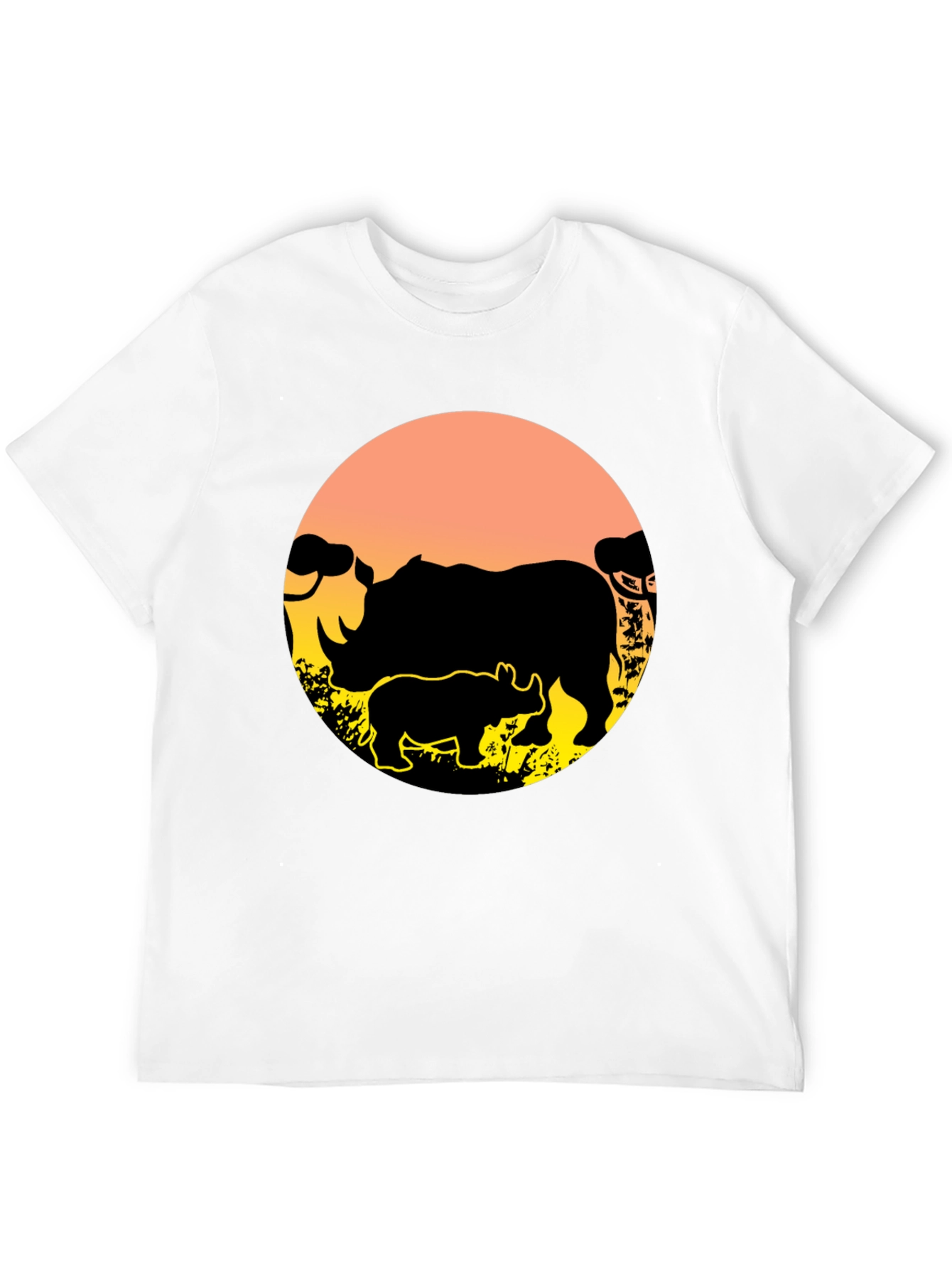 Rhino Silhouette T-Shirt