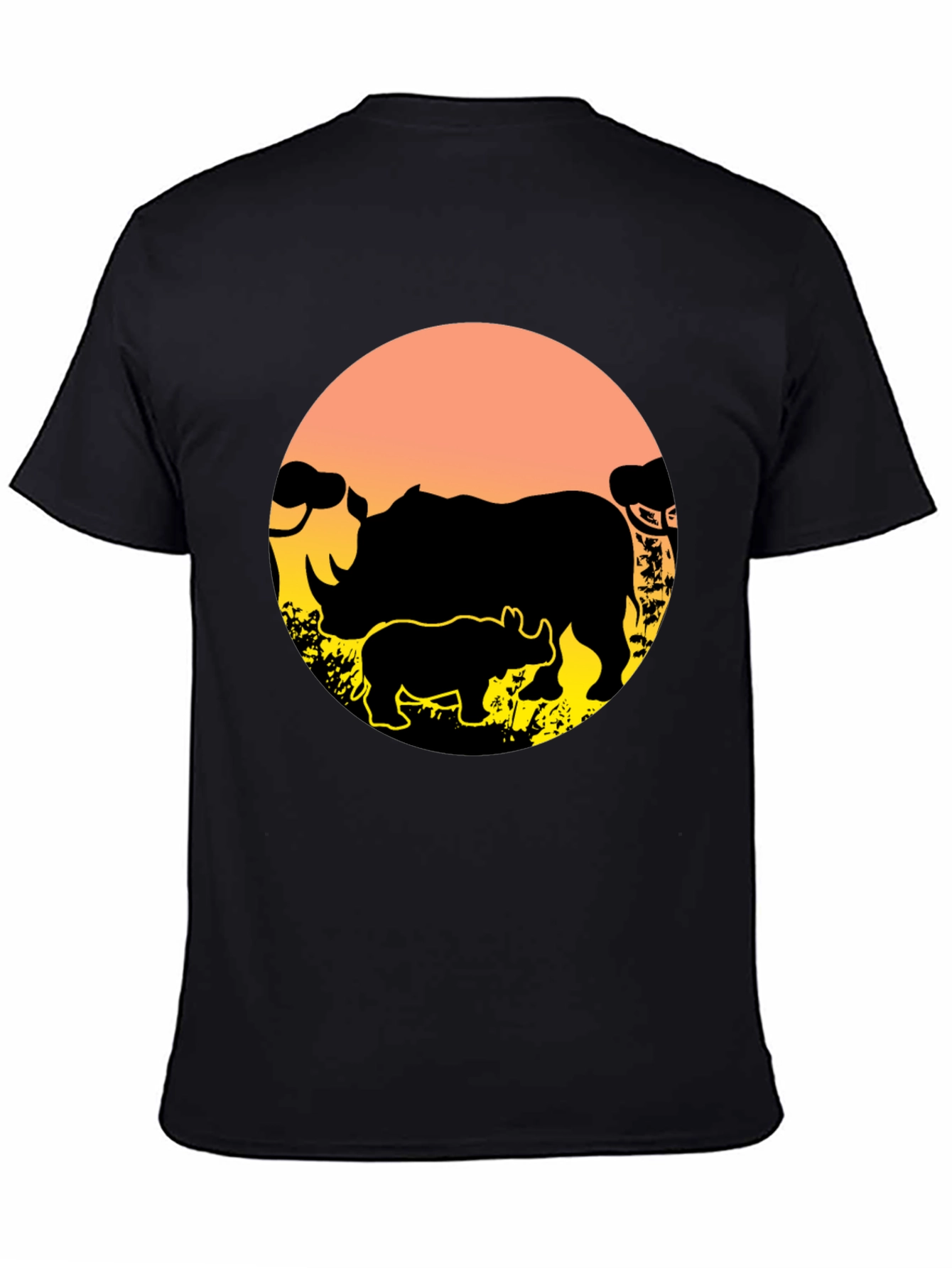 Rhino Silhouette T-Shirt