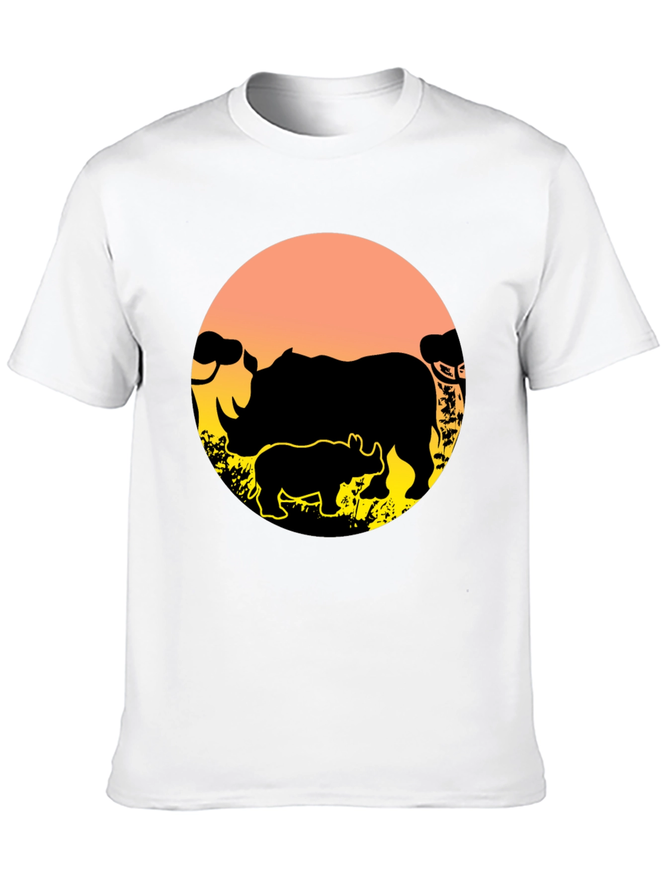 Rhino Silhouette T-Shirt