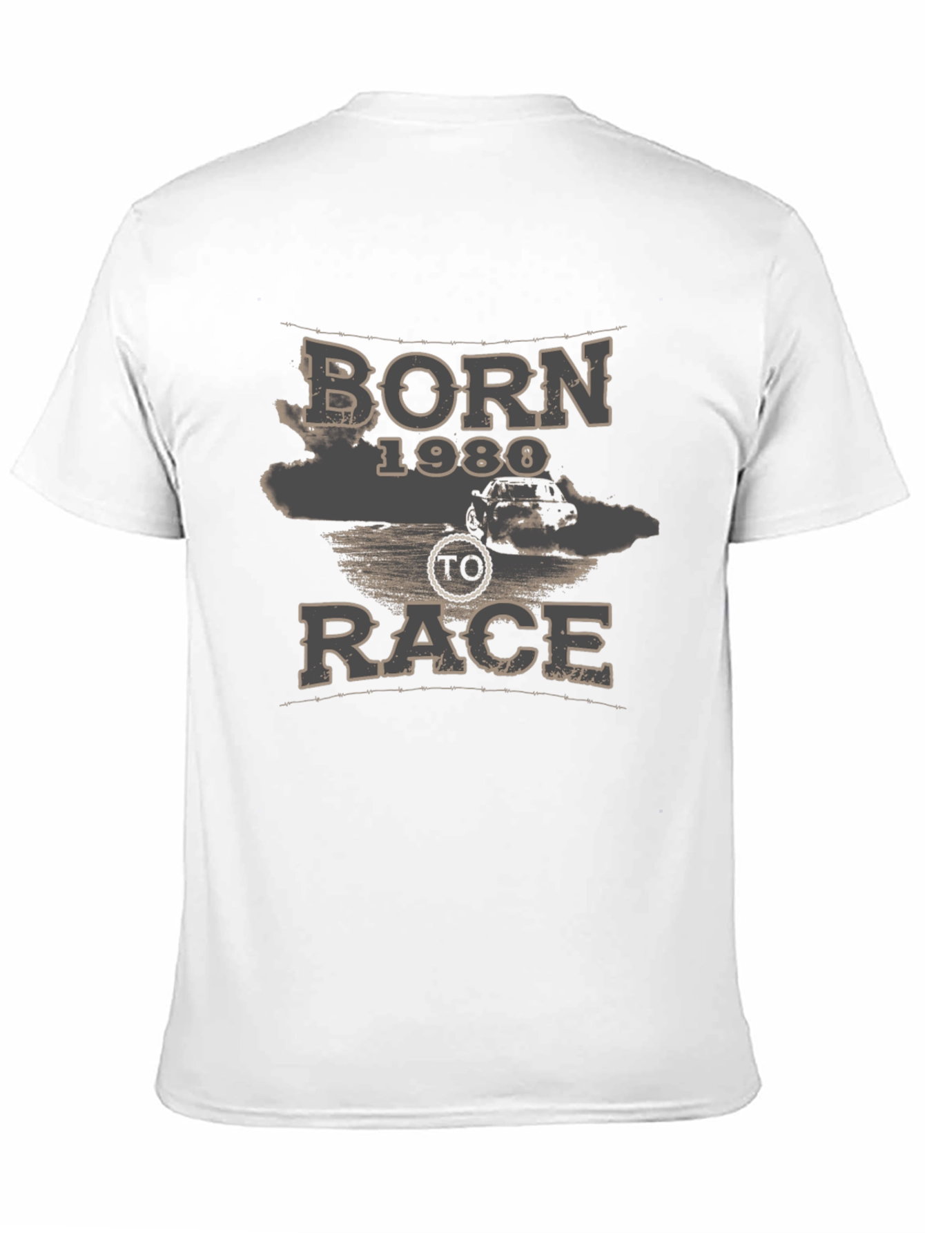 Born 1980 To Race T-Shirt