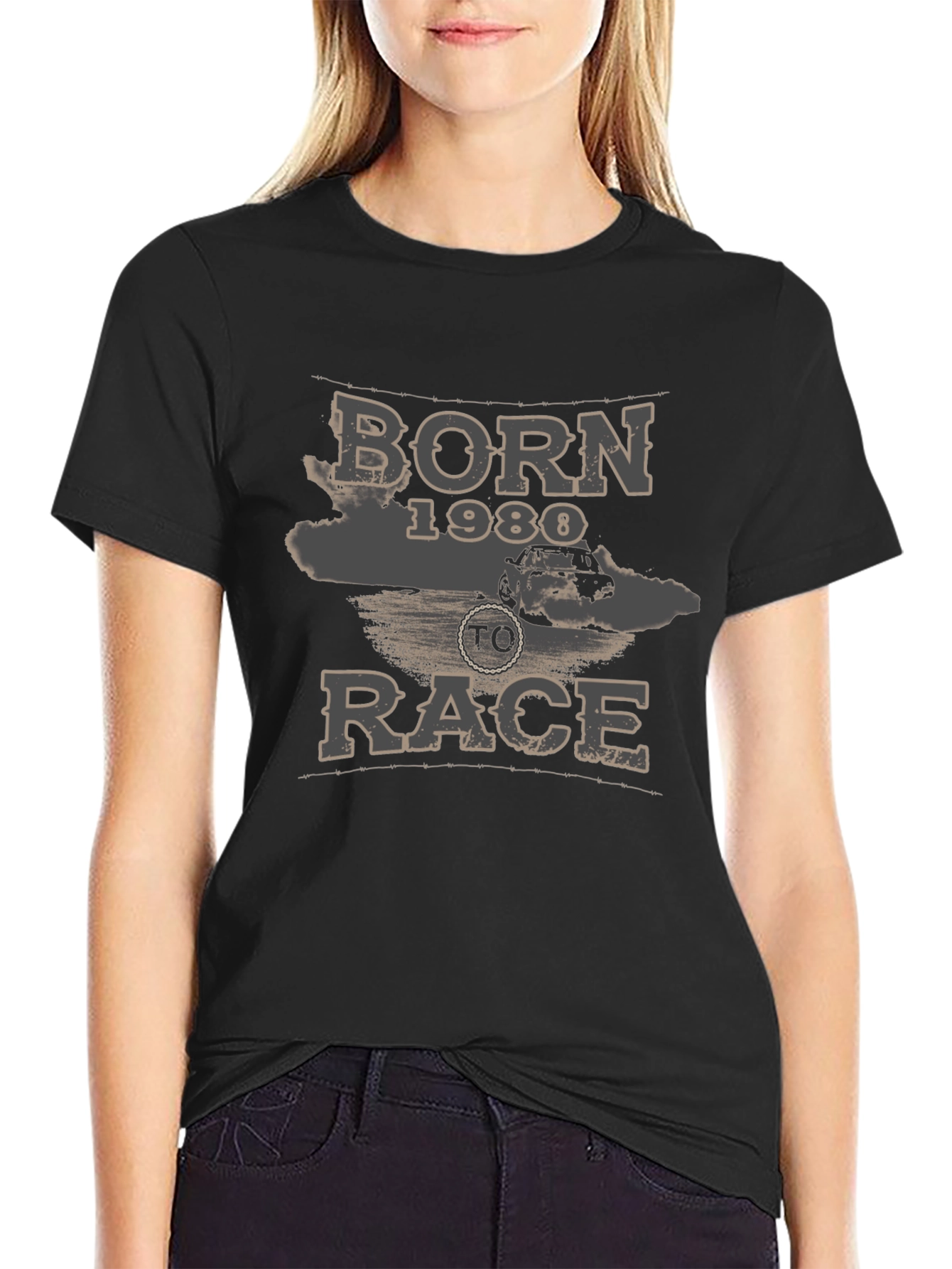 Born 1980 To Race T-Shirt