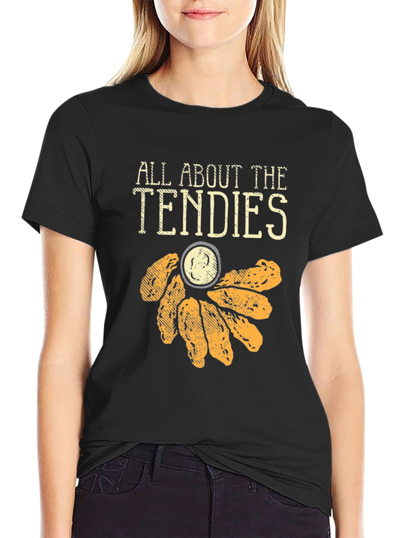 All About The Tendies Graphic T-Shirt