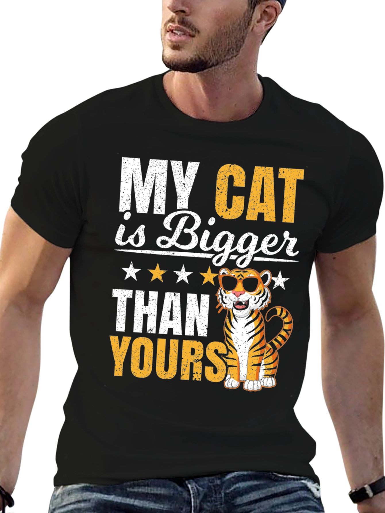 My Cat Is Bigger Funny Tiger T-Shirt