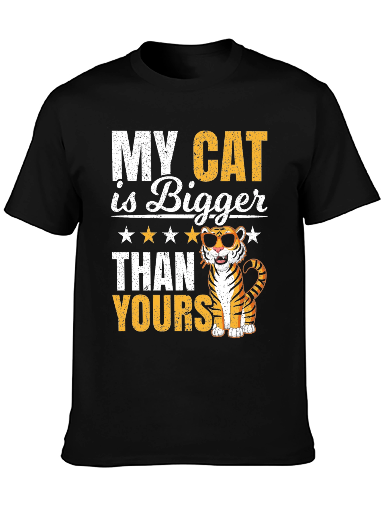My Cat Is Bigger Funny Tiger T-Shirt