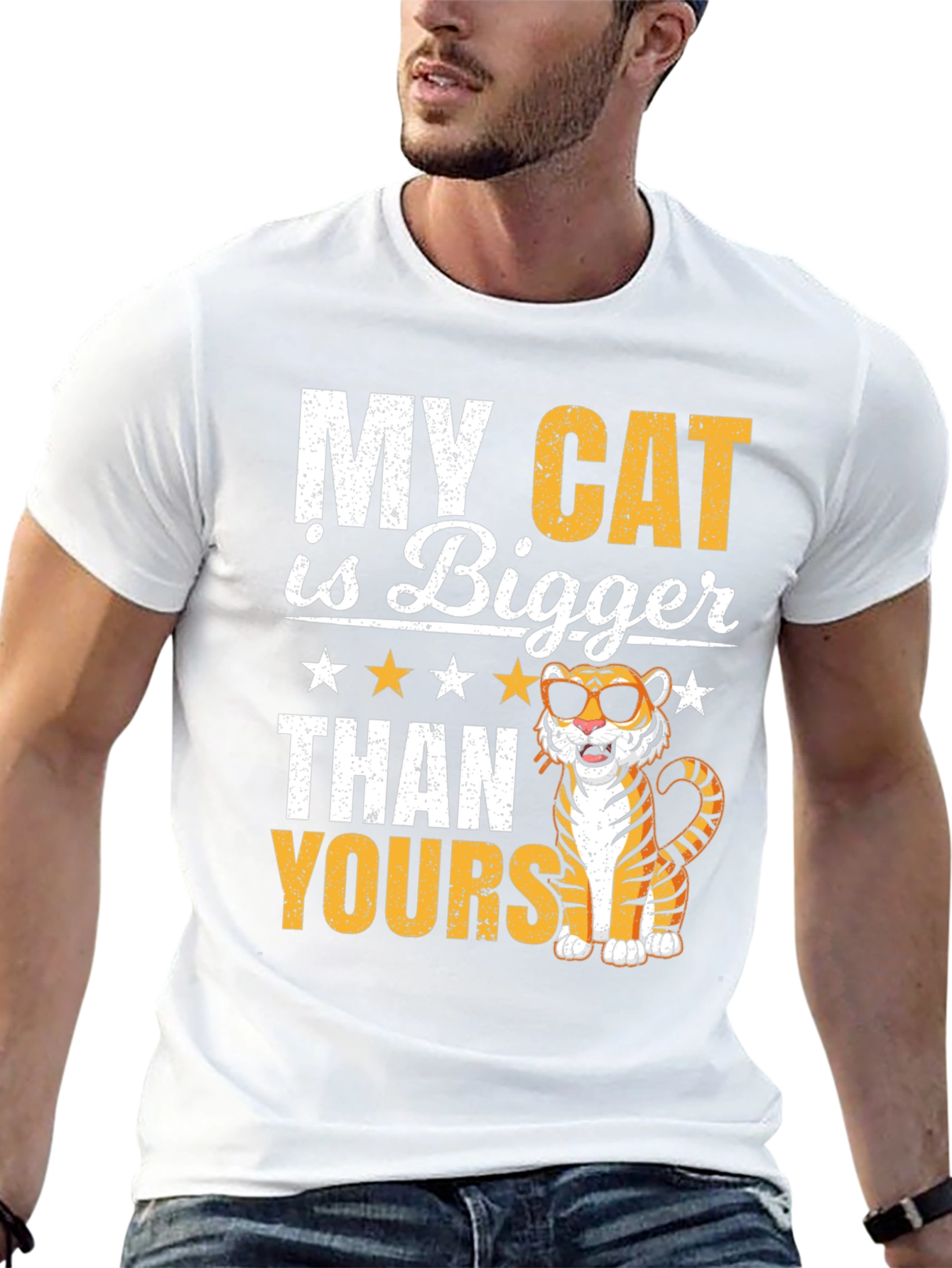 My Cat Is Bigger Funny Tiger T-Shirt