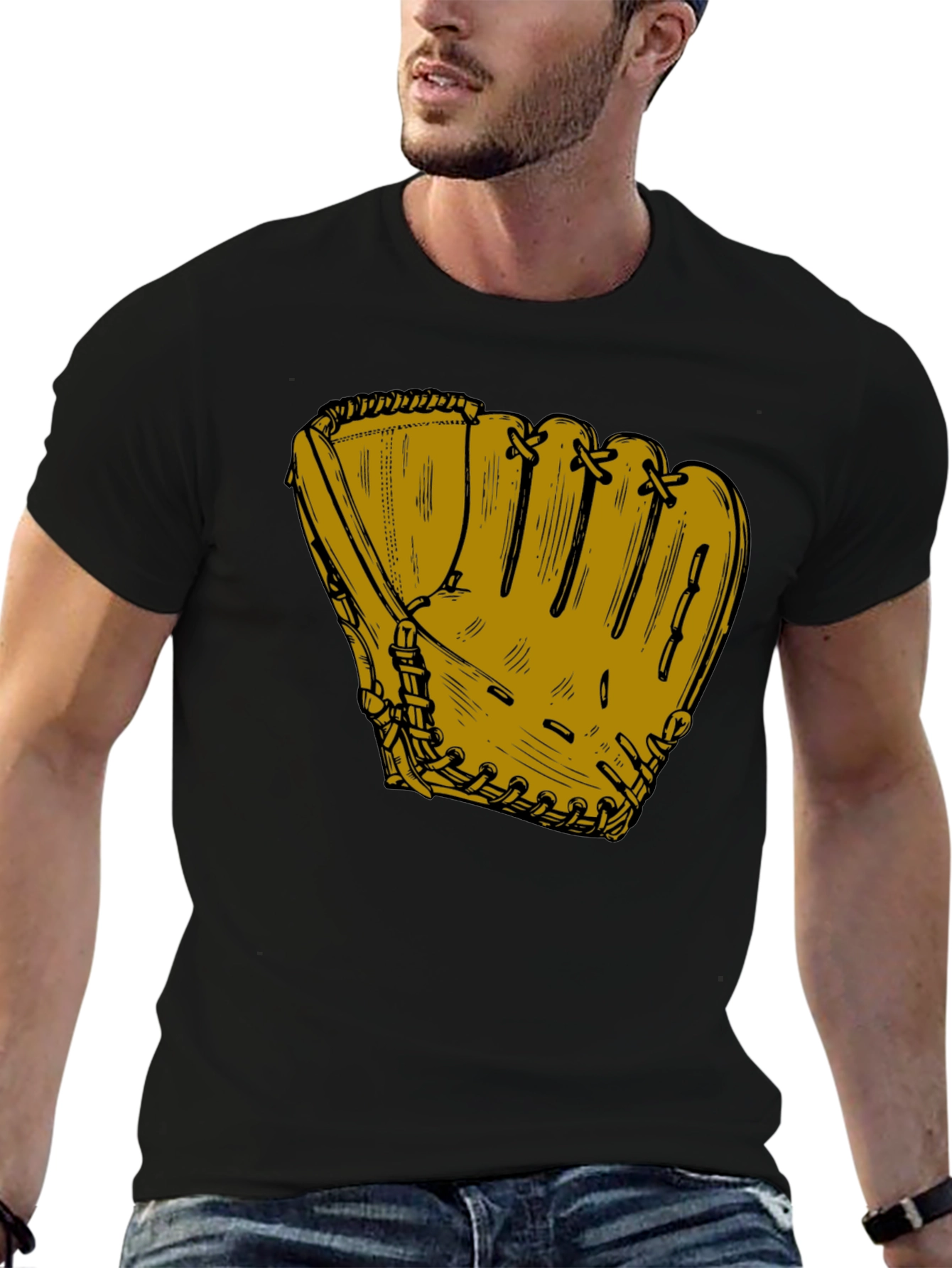 Baseball Glove Graphic T-Shirt
