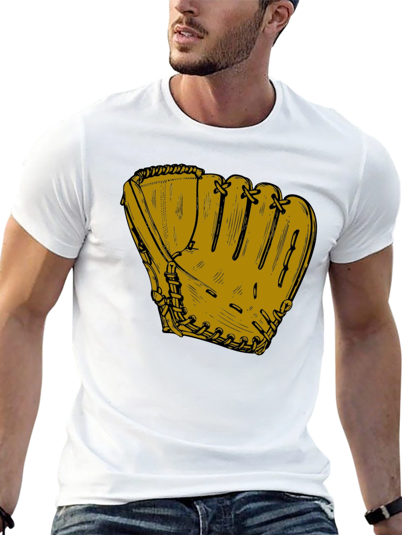 Baseball Glove Graphic T-Shirt