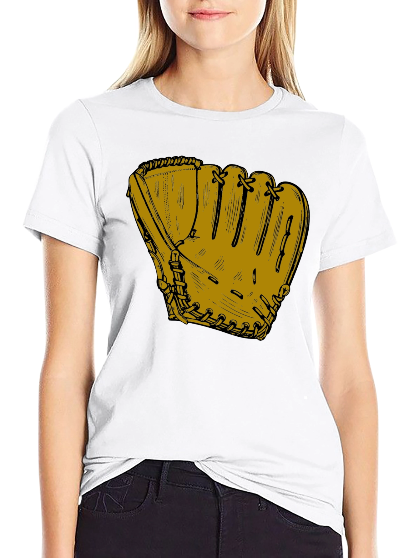 Baseball Glove Graphic T-Shirt