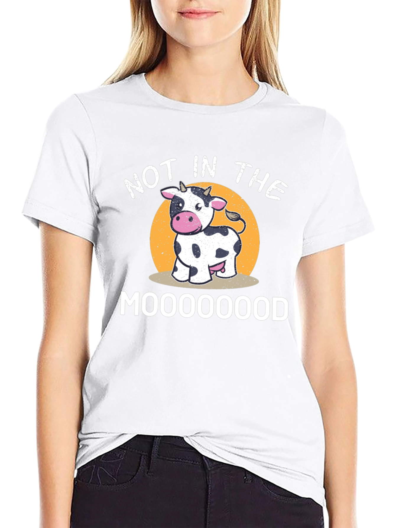 Not in the Mooood Cow T-Shirt