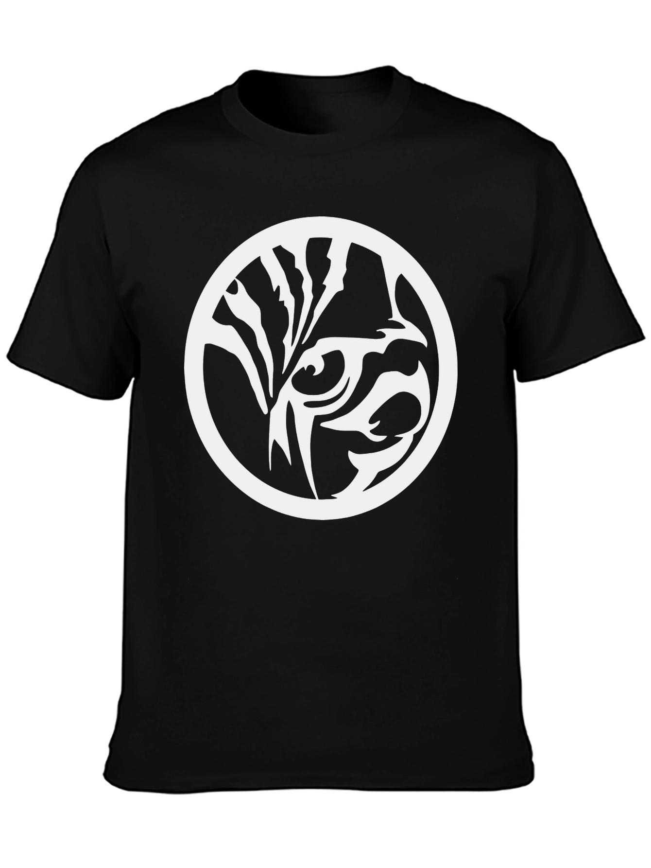 Abstract Graphic Tee - Modern Black T-Shirt