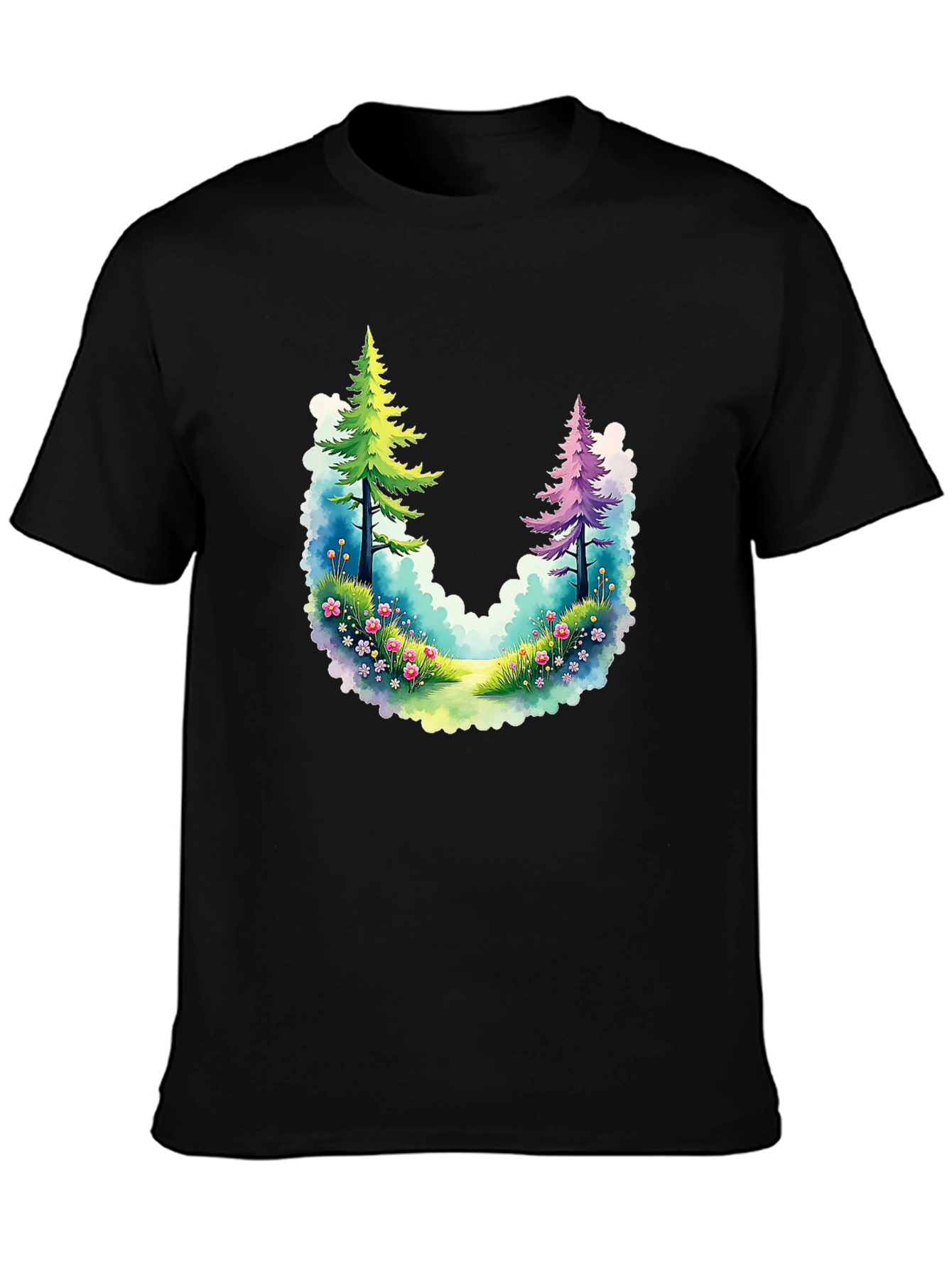 Natures Embrace T-Shirt - Whimsical Forest Design