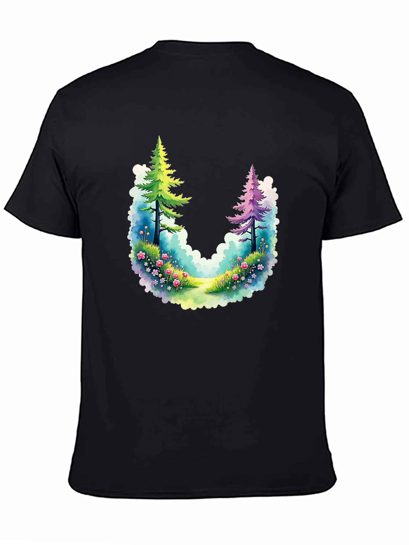 Natures Embrace T-Shirt - Whimsical Forest Design