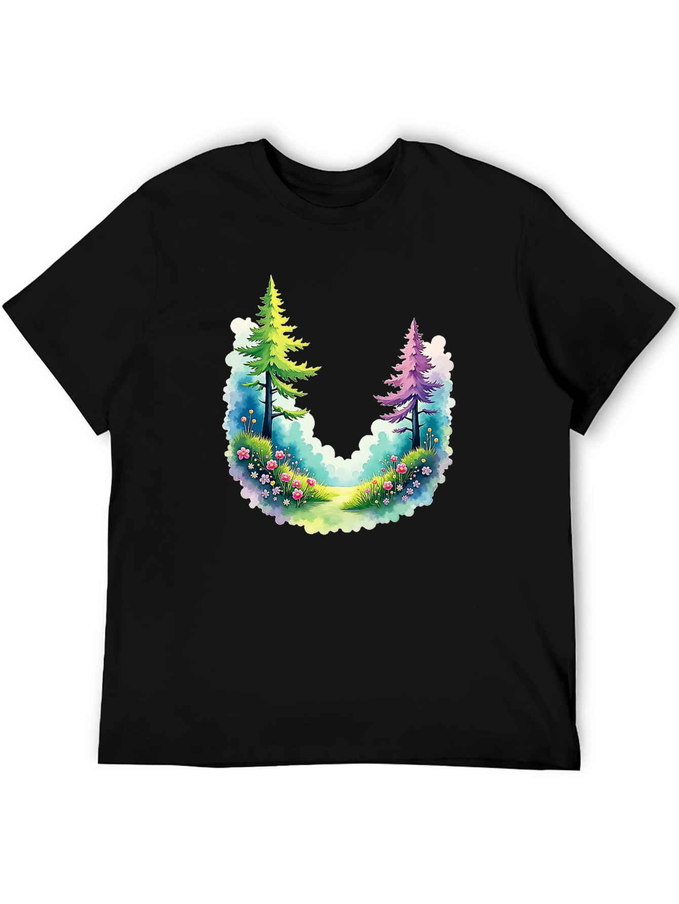 Natures Embrace T-Shirt - Whimsical Forest Design