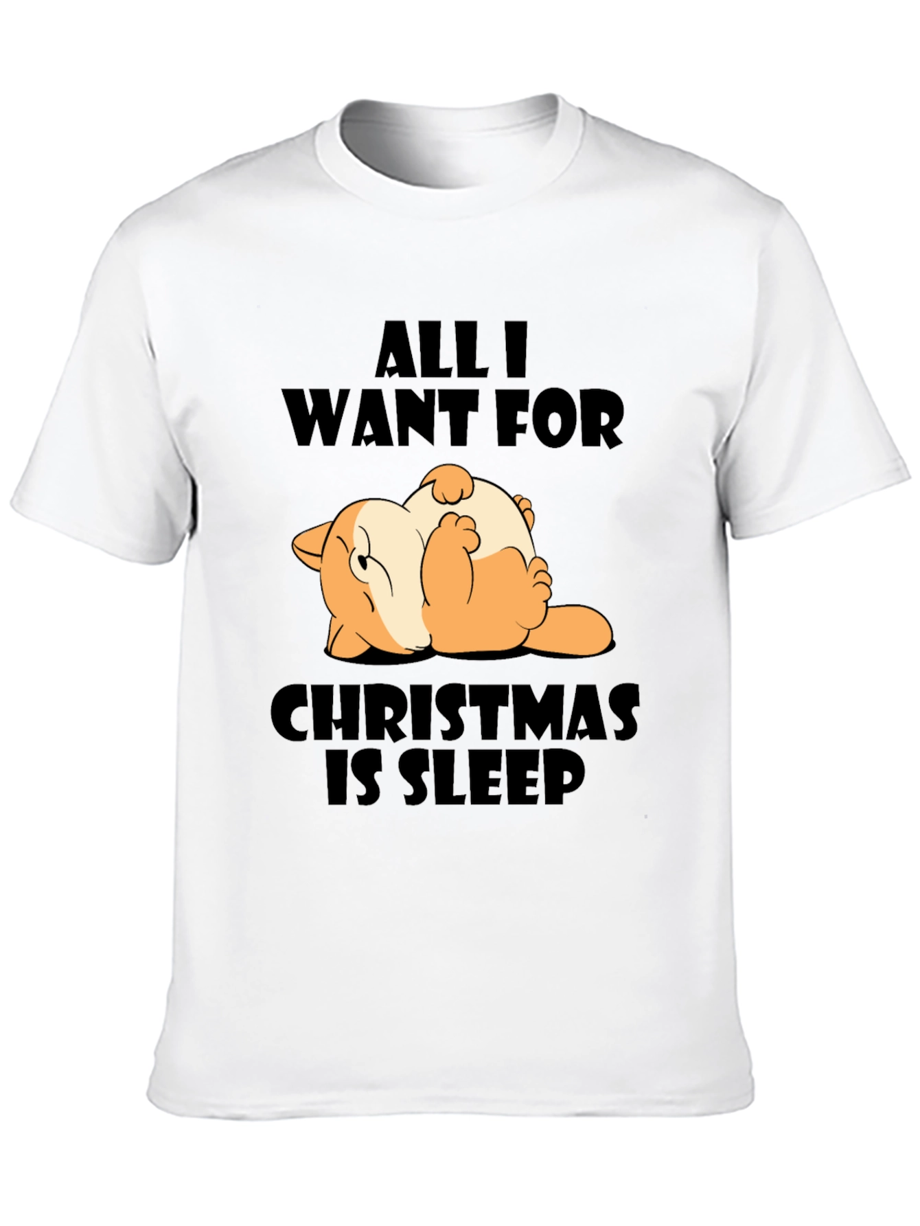 Funny Christmas Sleep T-Shirt