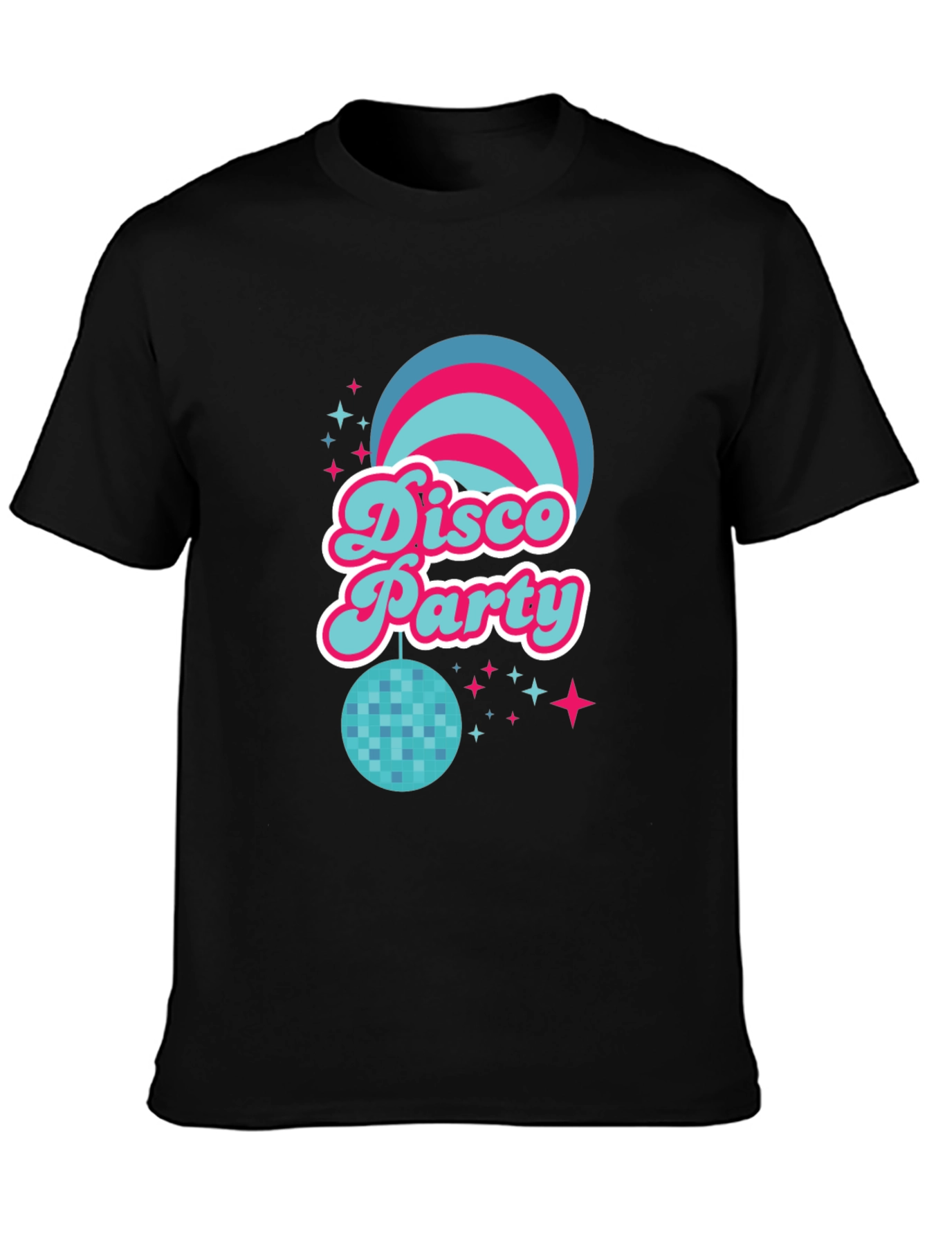 Retro Disco Party Tee - Groovy 70s Style