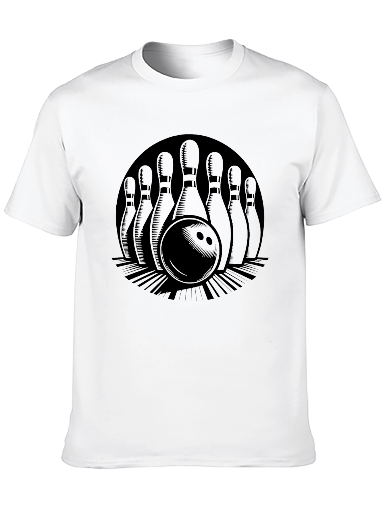 Bowling Strike T-Shirt - Classic Design
