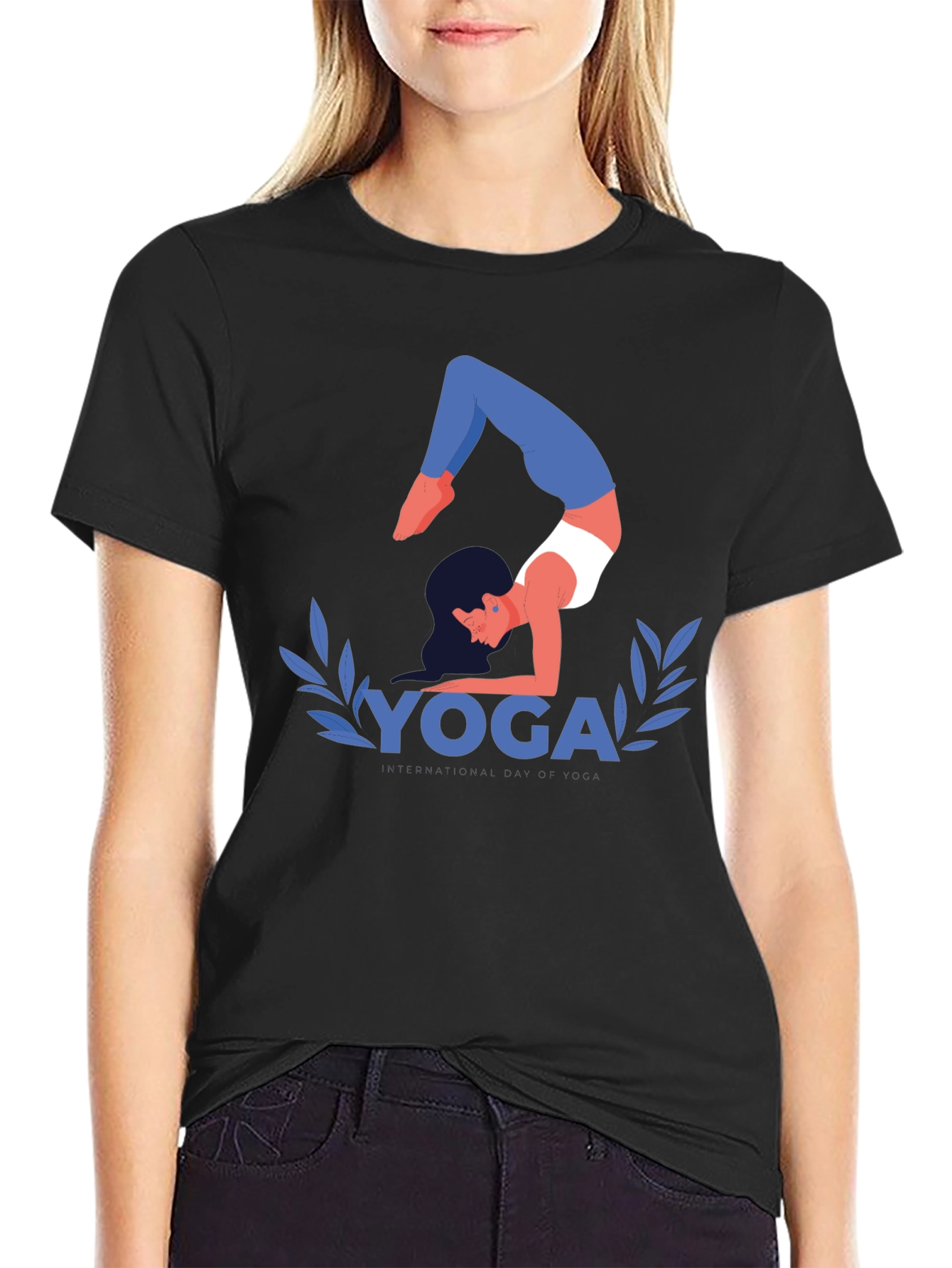 Yoga Pose Graphic Tee - Stylish and Comfortable