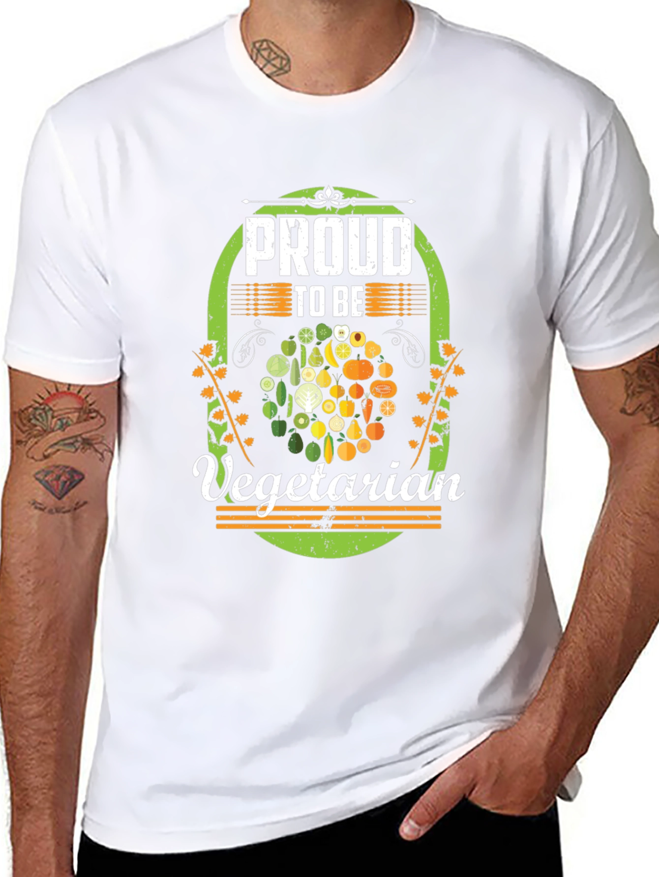 Proud to be Vegetarian Graphic Tee - Unisex