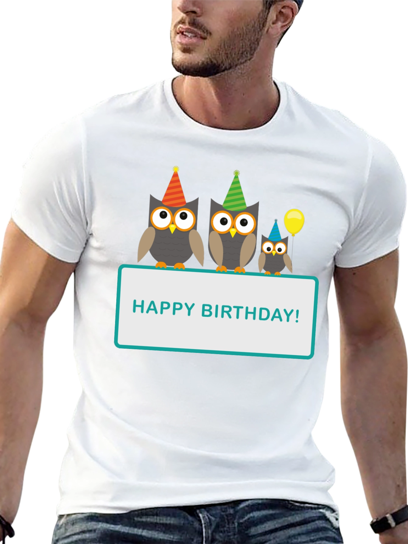 Happy Birthday Owl T-Shirt