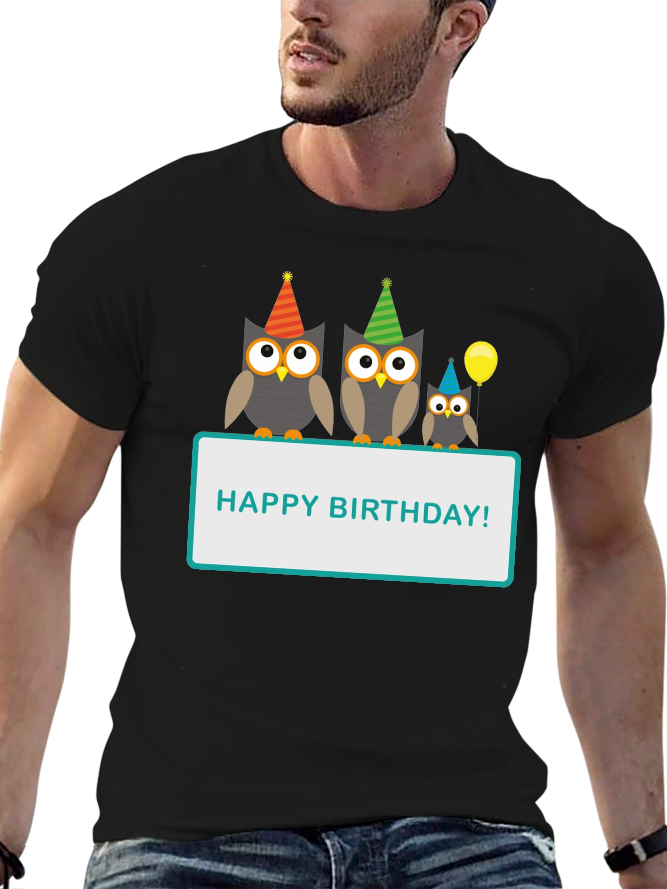 Happy Birthday Owl T-Shirt