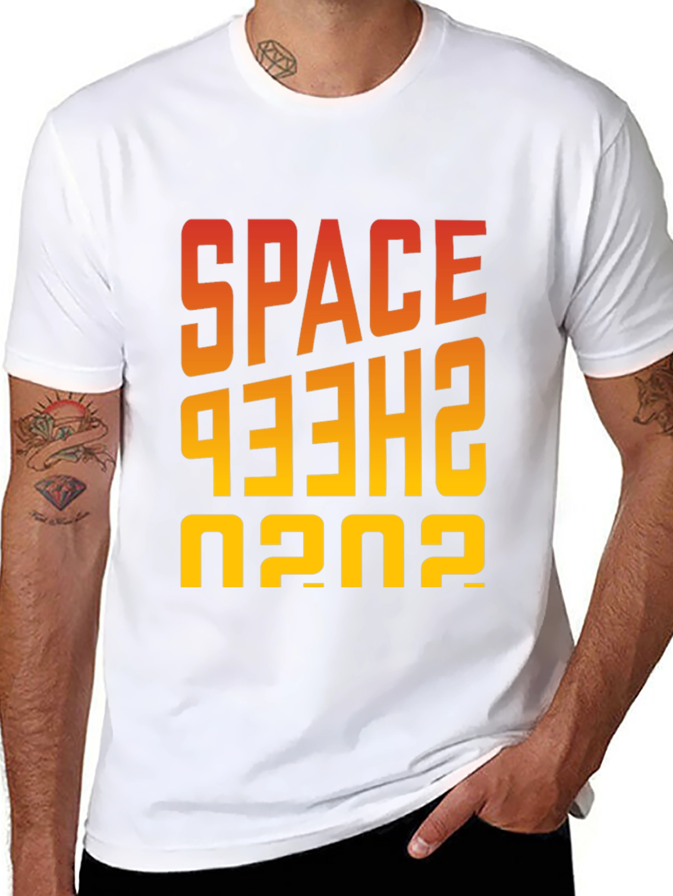 Space Sheep 2020 T-Shirt - Retro Design